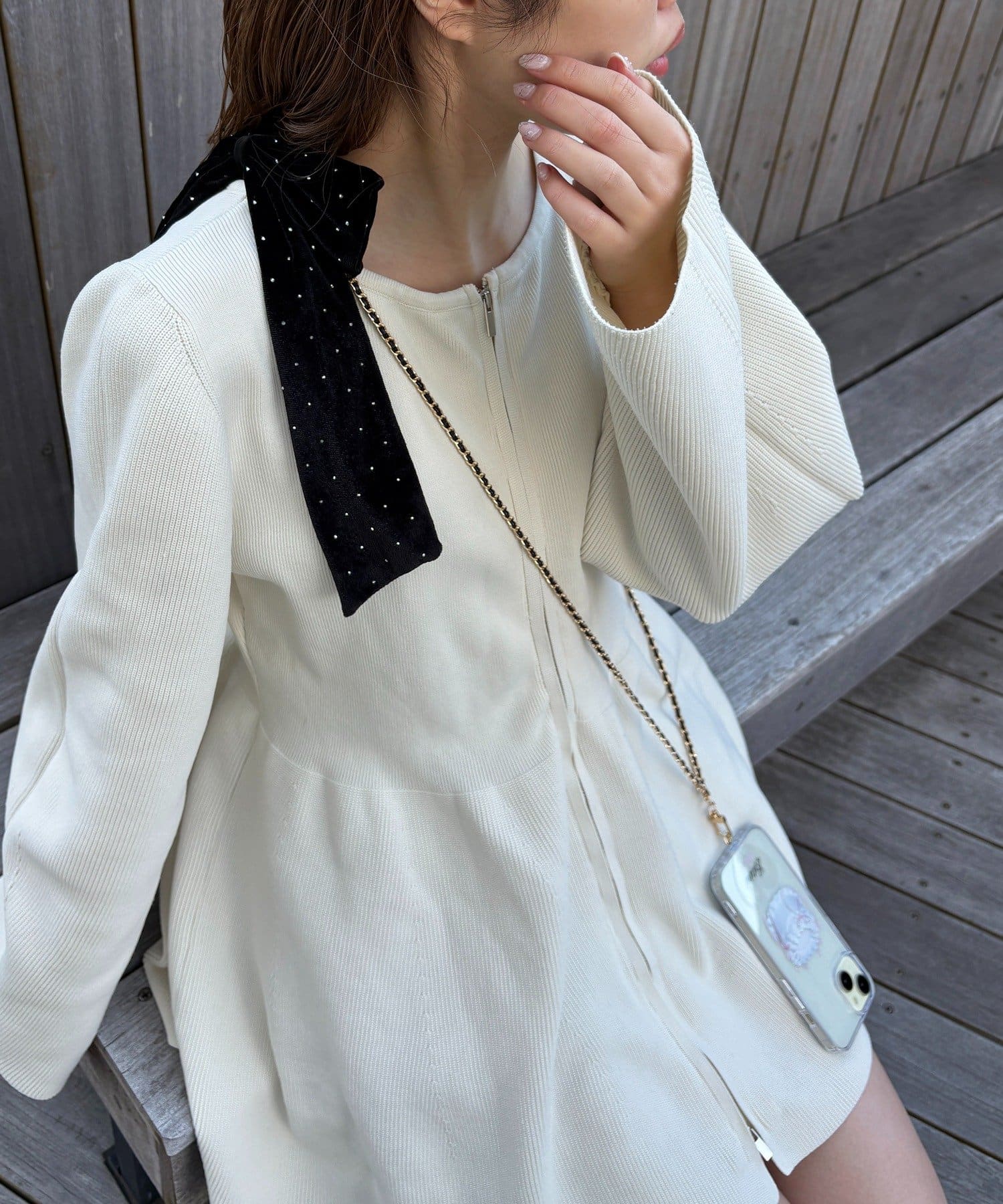 Lattice(ラティス) 【12/12 19:00～予約スタート】【Latini】リボンマルチショルダー