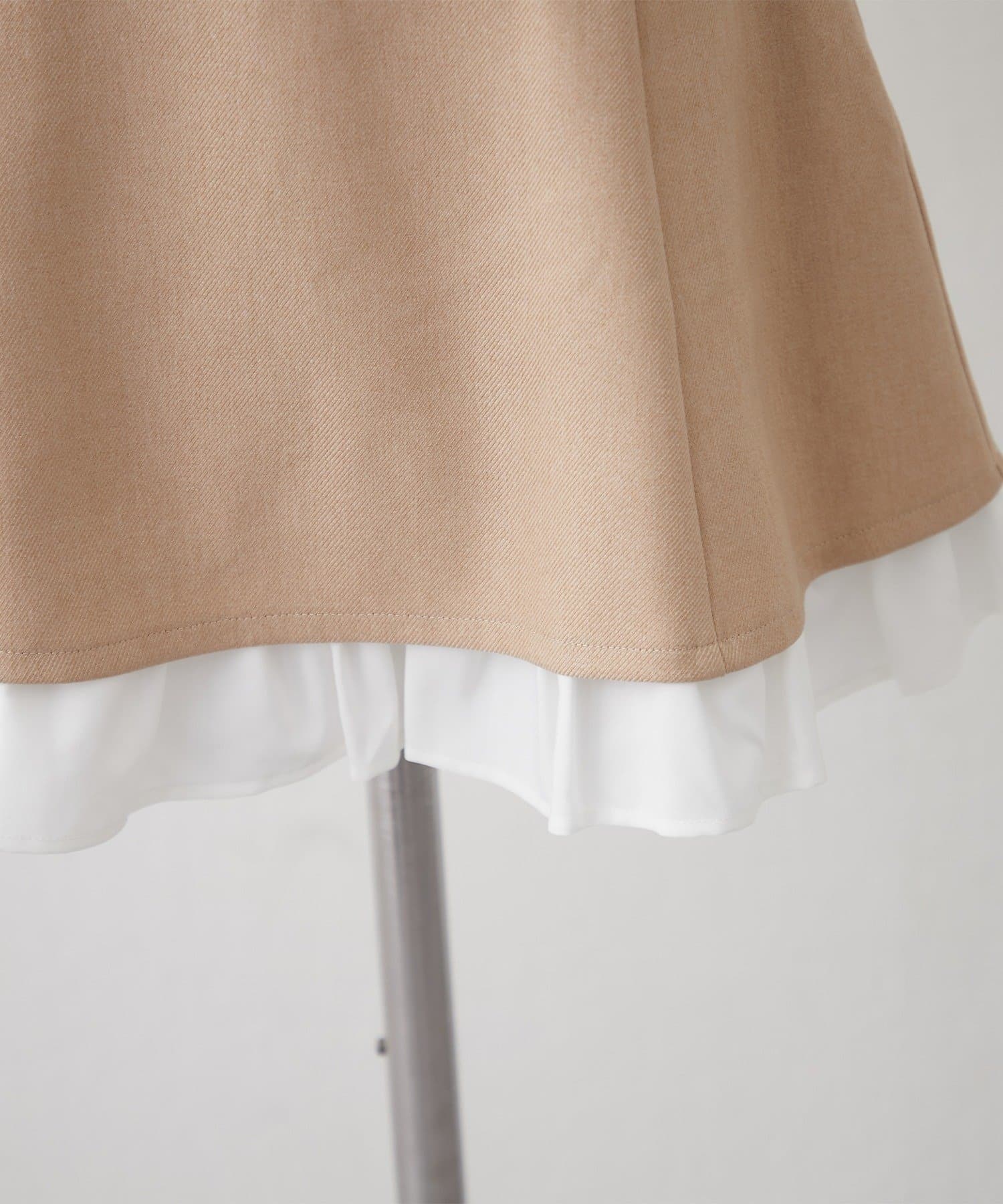 Remind me and forever(リマインドミーアンドフォーエバー) 【2026SS】ハイウエスト裾チラリミニスカート