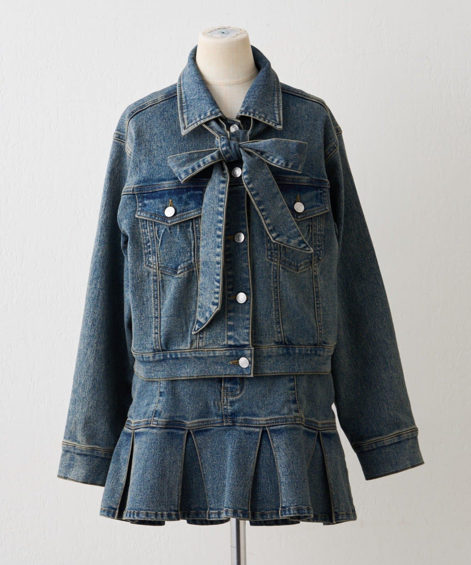 Remind me and forever(リマインドミーアンドフォーエバー) 【2026SS】ボウタイリボンGジャン