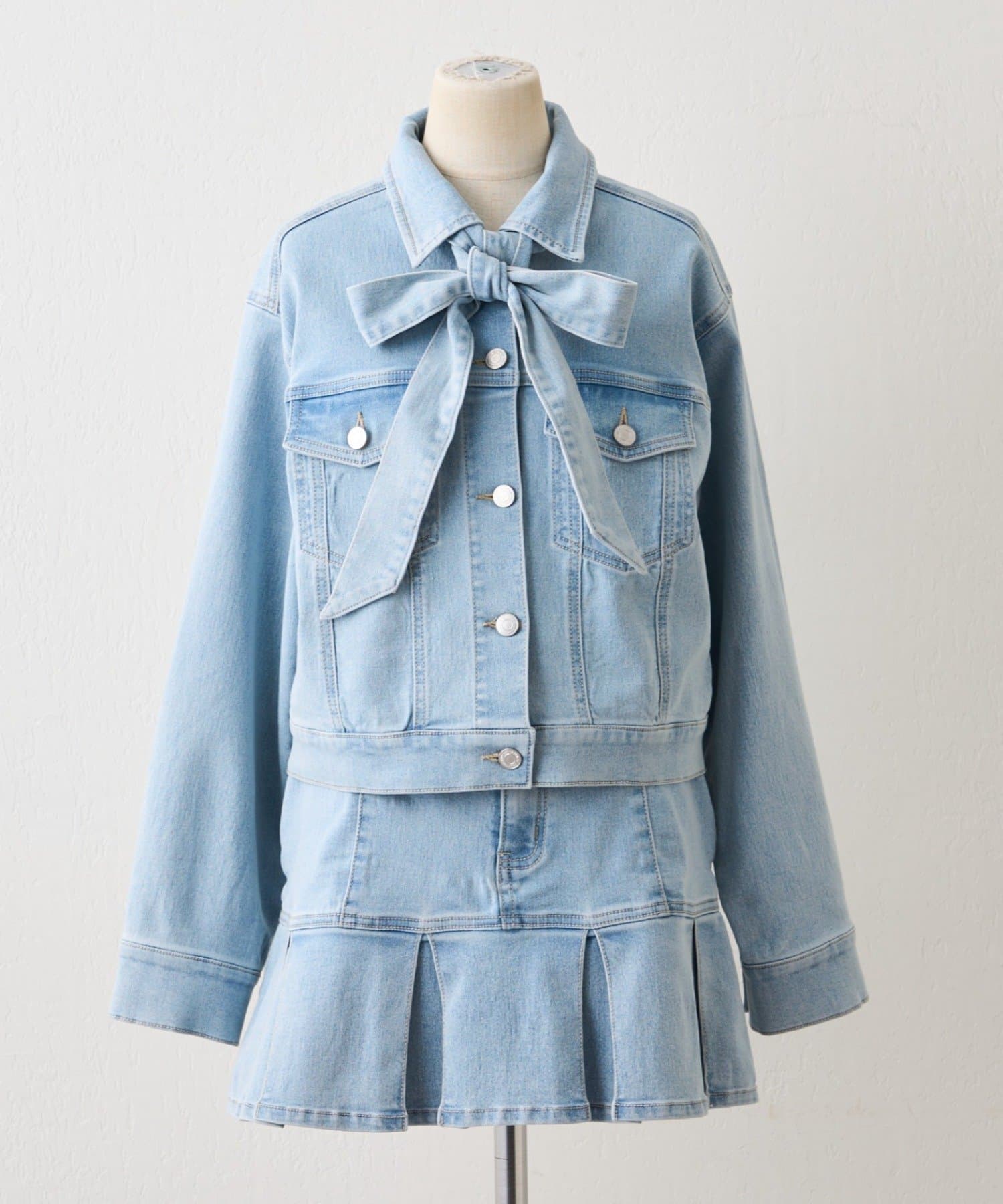 Remind me and forever(リマインドミーアンドフォーエバー) 【2026SS】ボウタイリボンGジャン