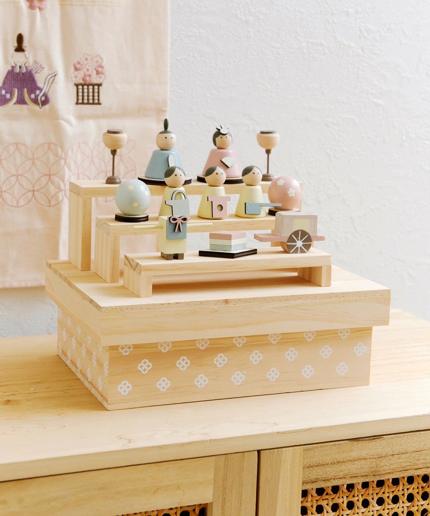 salut!(サリュ) 収納できる雛人形セット／ひなまつり