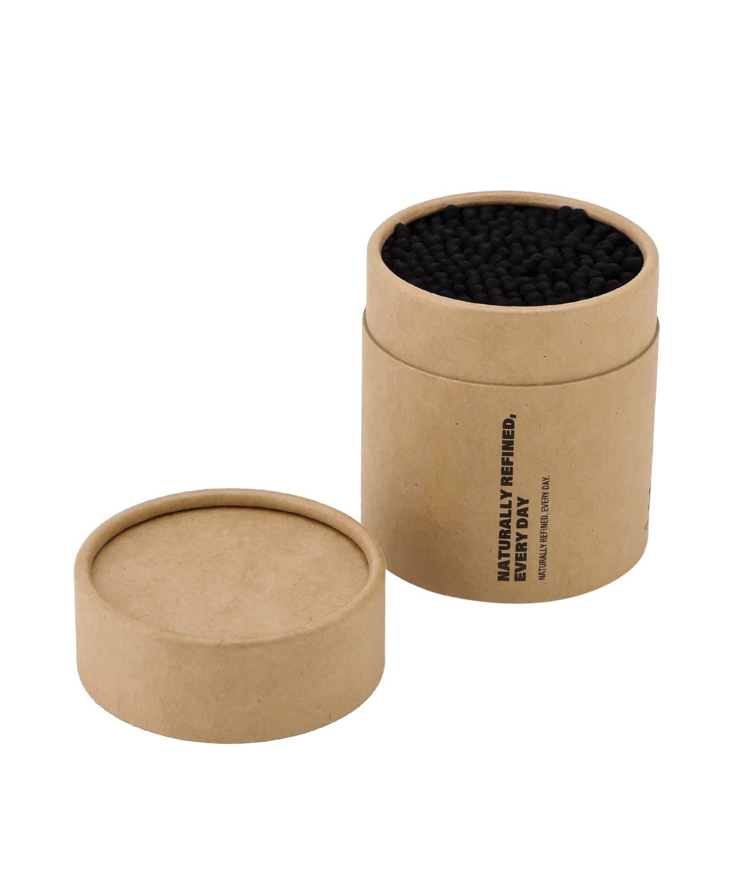 3COINS(スリーコインズ) クラフト箱入り黒綿棒200本入り