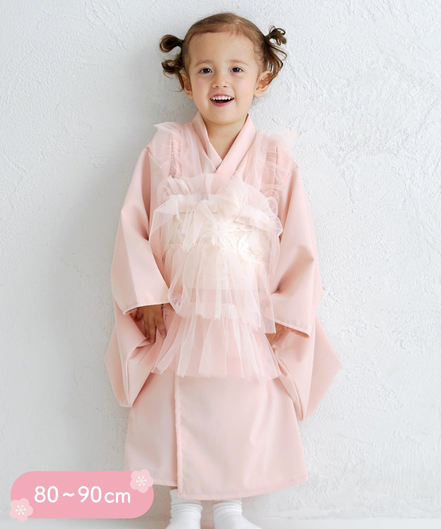 3COINS(スリーコインズ) 着物：80～90cm／ひな祭り