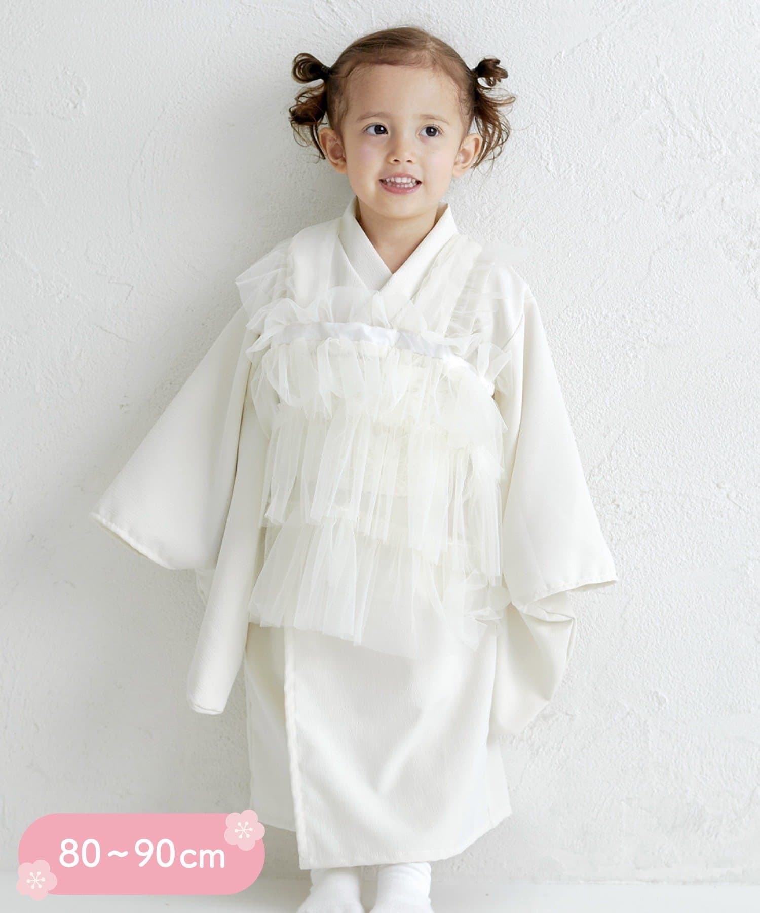 3COINS(スリーコインズ) 着物：80～90cm／ひな祭り