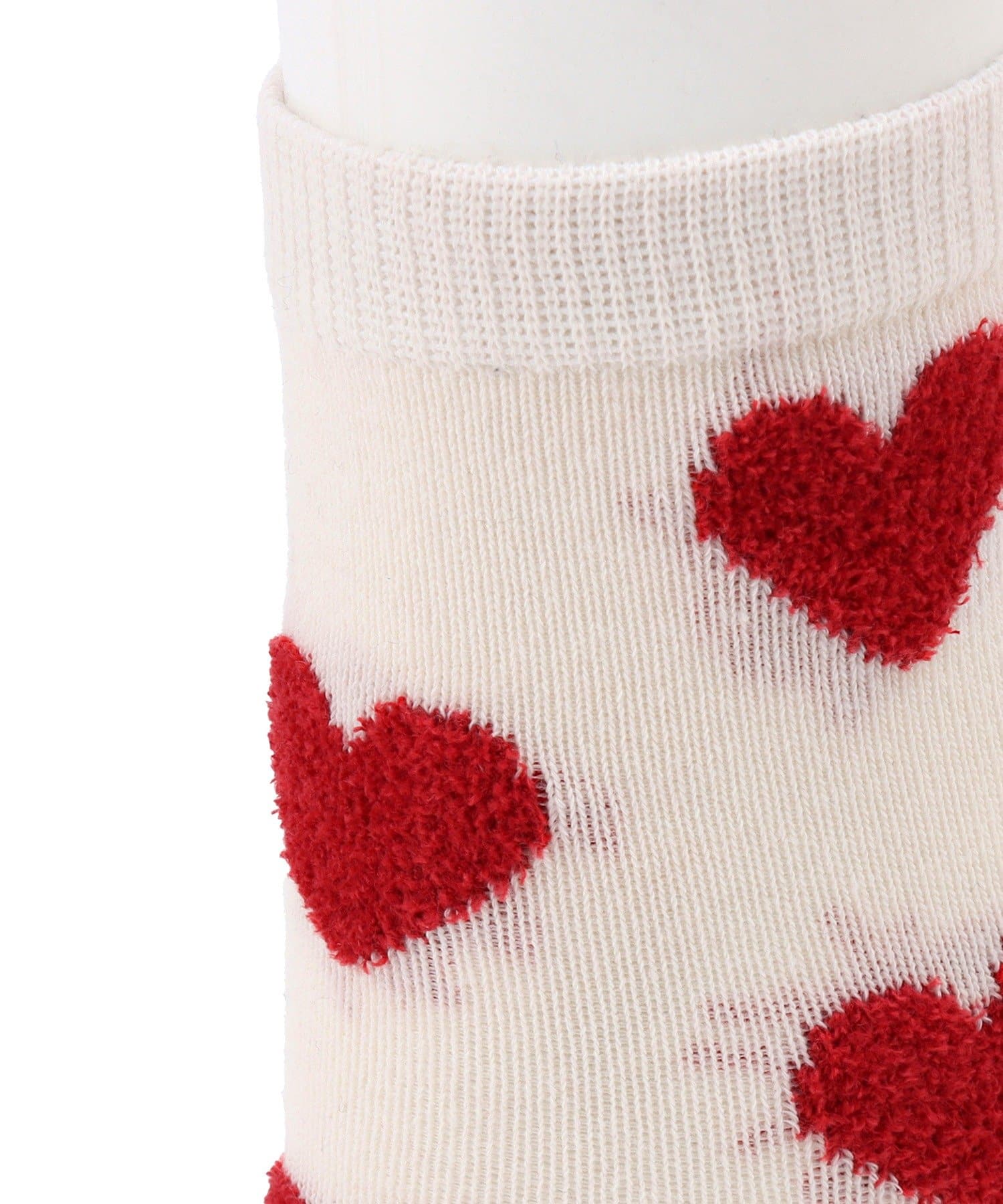 3COINS(スリーコインズ) モールハートクルーソックス