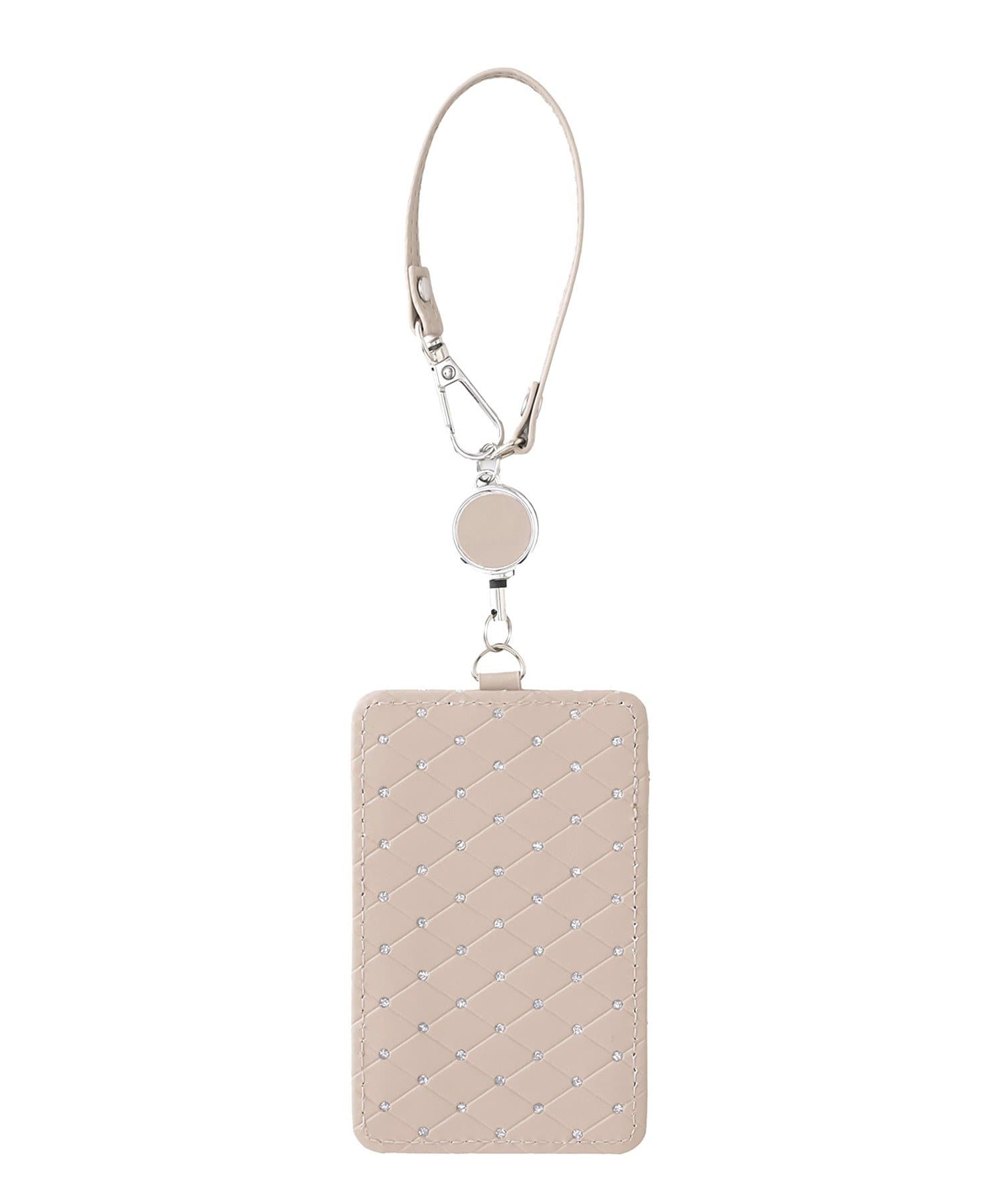 3COINS(スリーコインズ) ラインストーン風パスケース