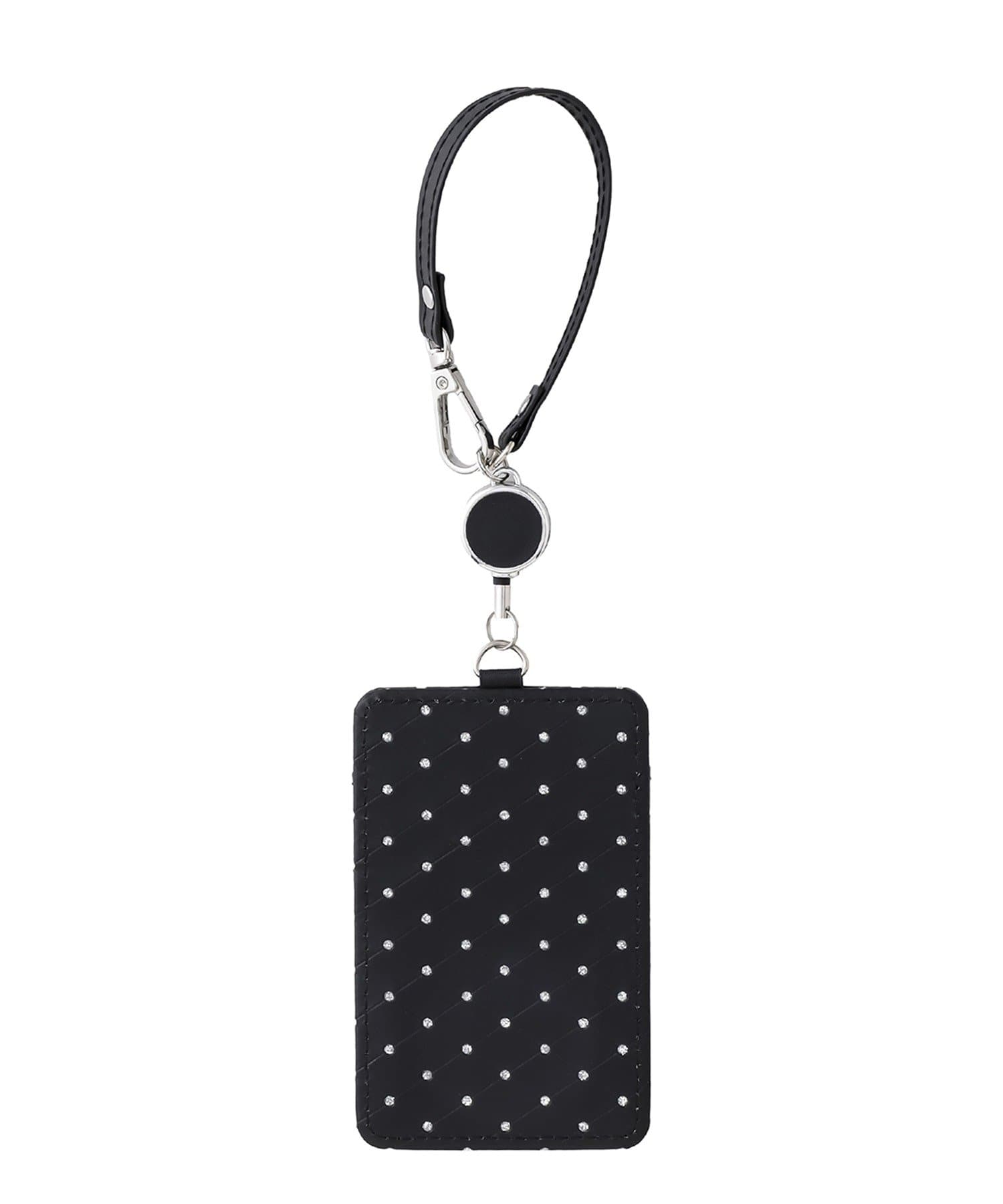 3COINS(スリーコインズ) ラインストーン風パスケース