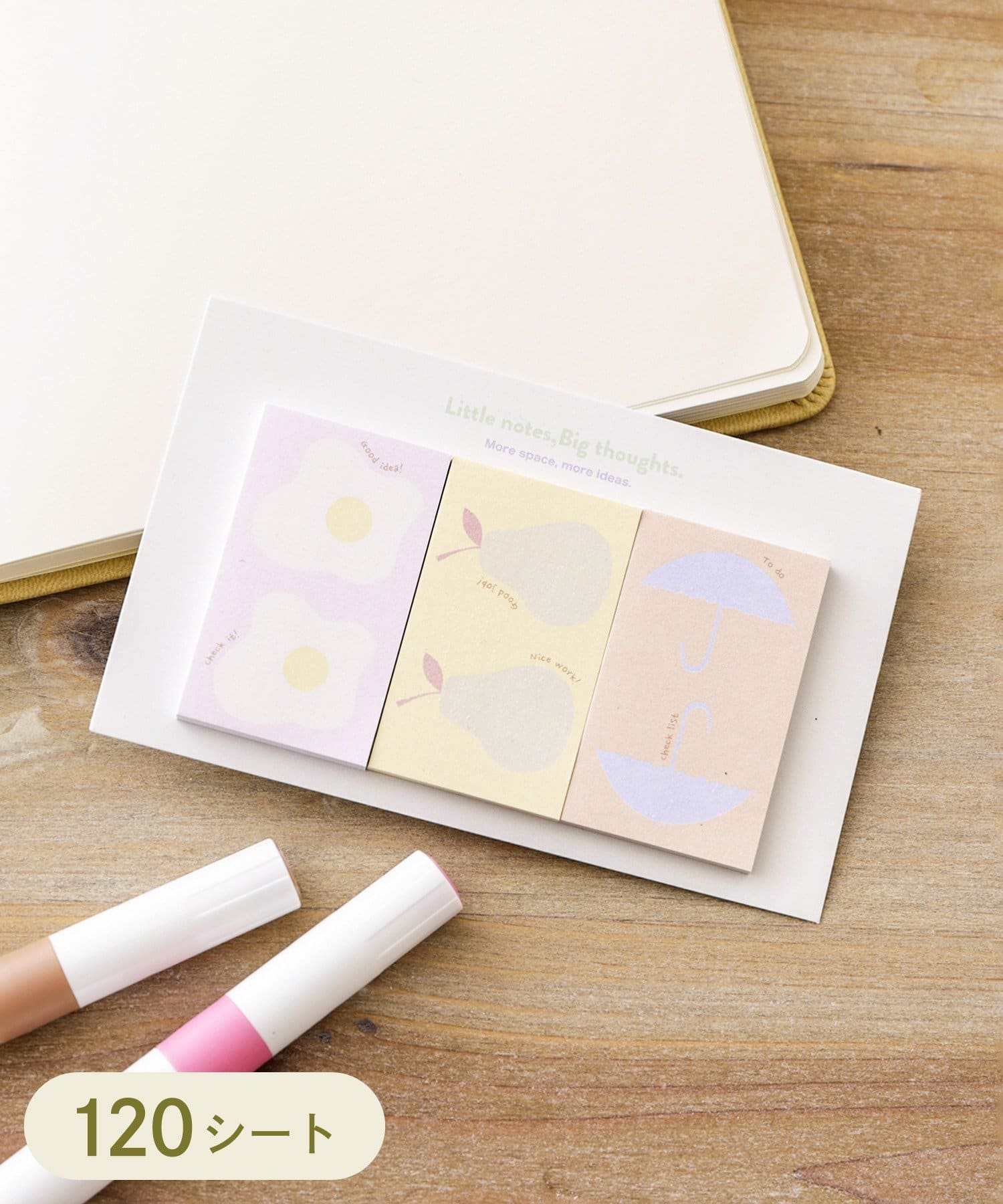 3COINS(スリーコインズ) イラスト付箋