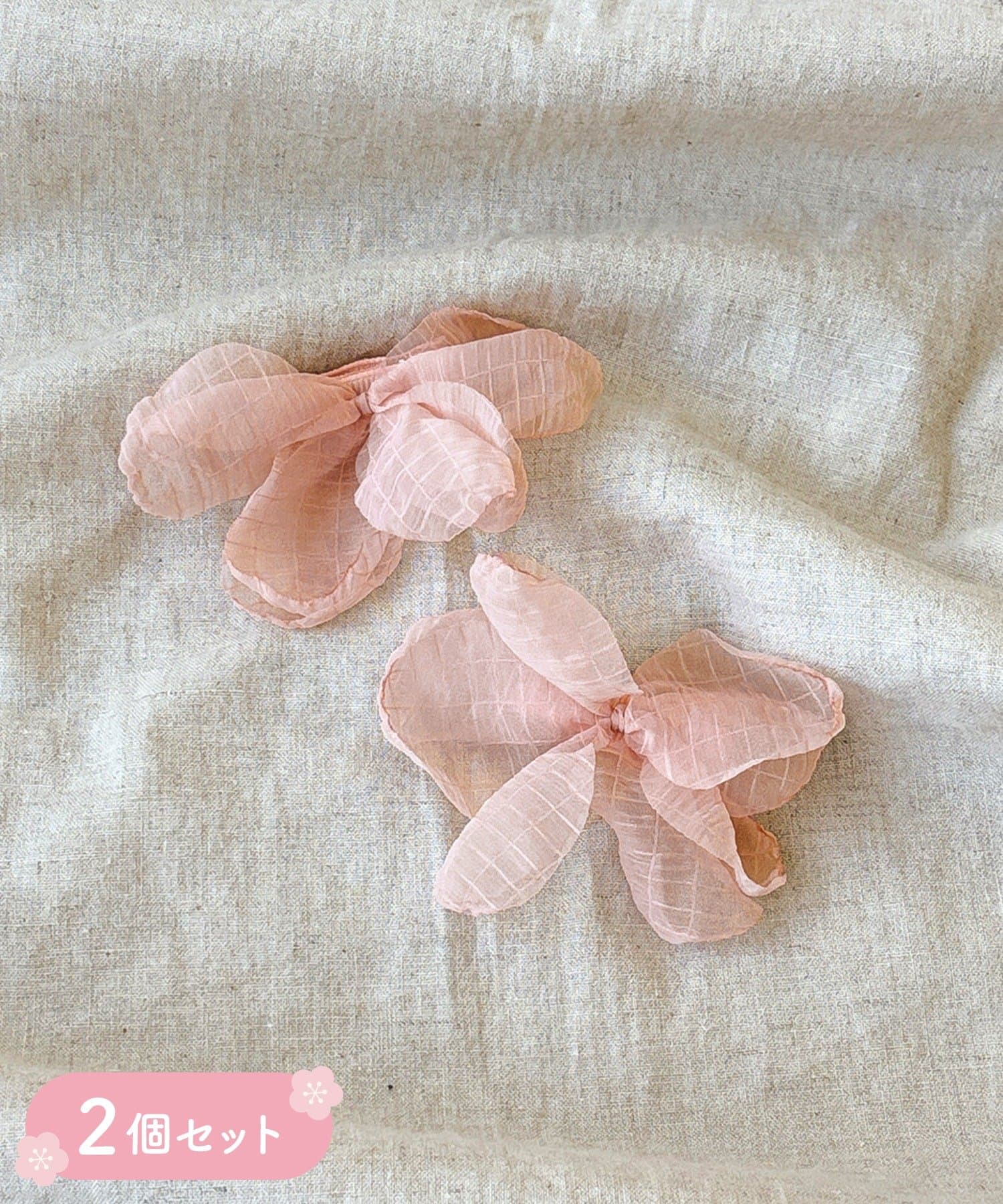 3COINS(スリーコインズ) リボン2個セットピン／ひな祭り