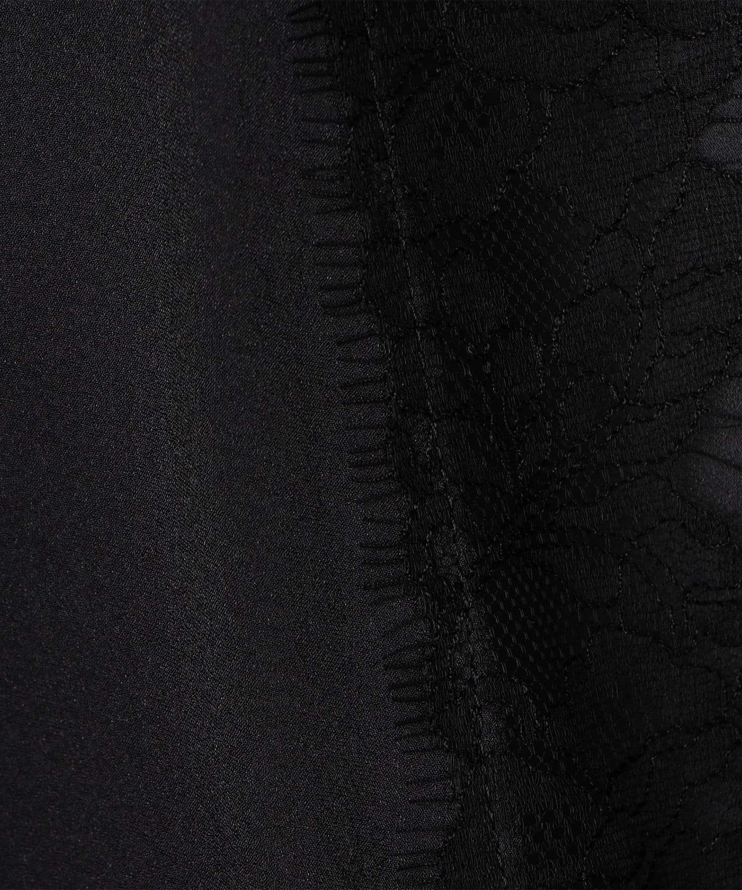 NOLLEY'S(ノーリーズ) ウォッシャブルレーストリミングオーガンジーブラウス