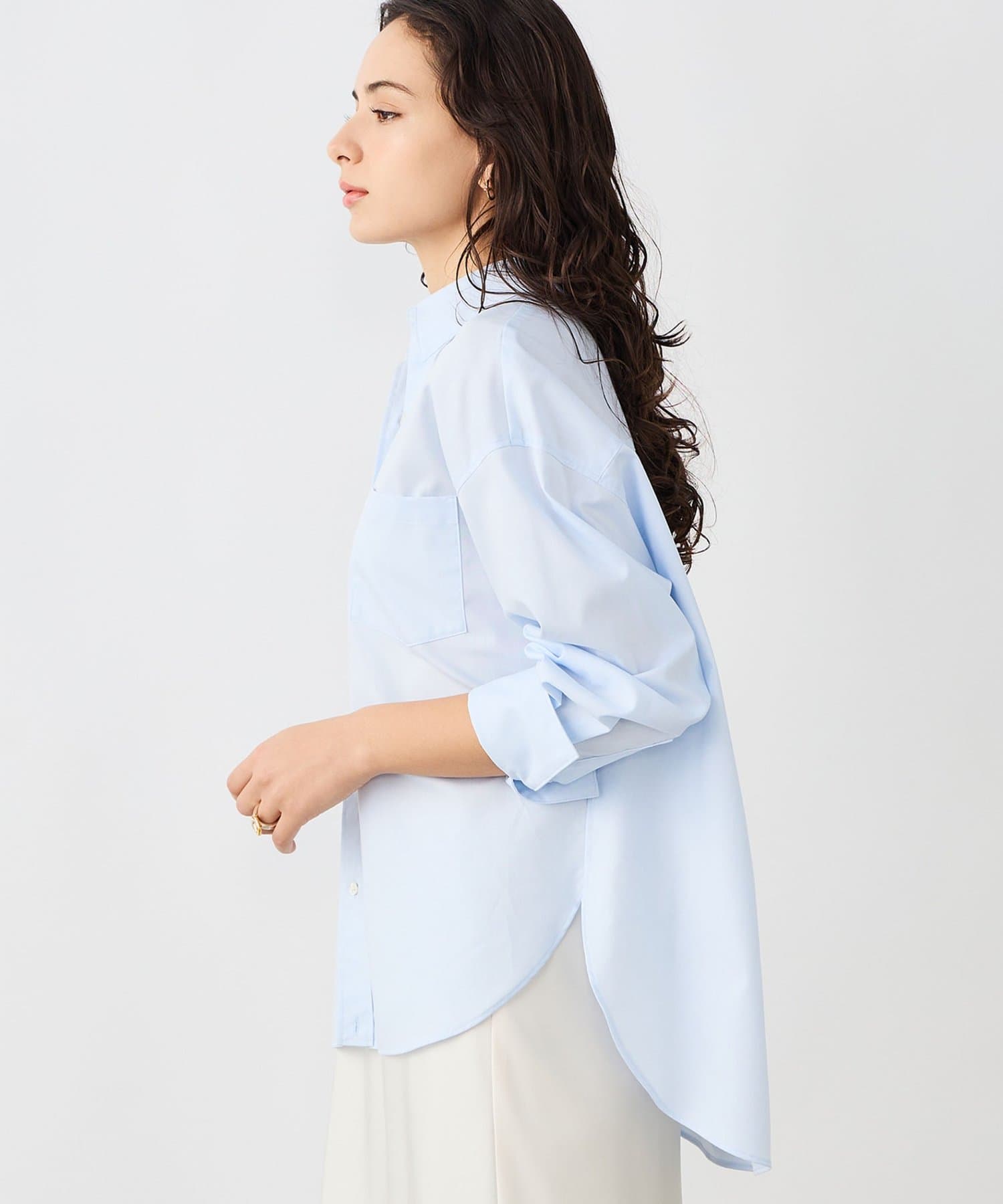 NOLLEY'S(ノーリーズ) ウォッシャブルOX2WAYシャツ