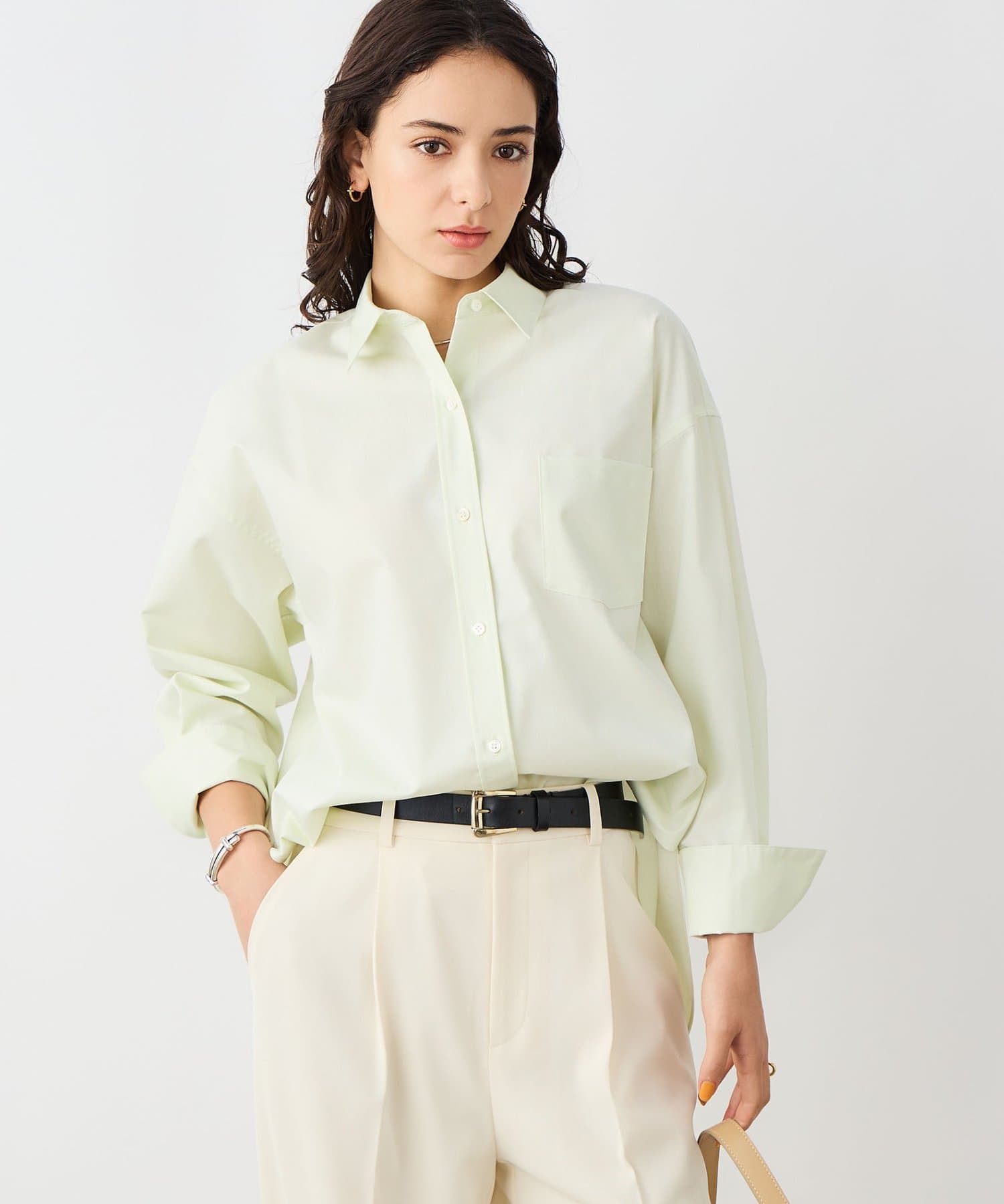 NOLLEY'S(ノーリーズ) ウォッシャブルOX2WAYシャツ