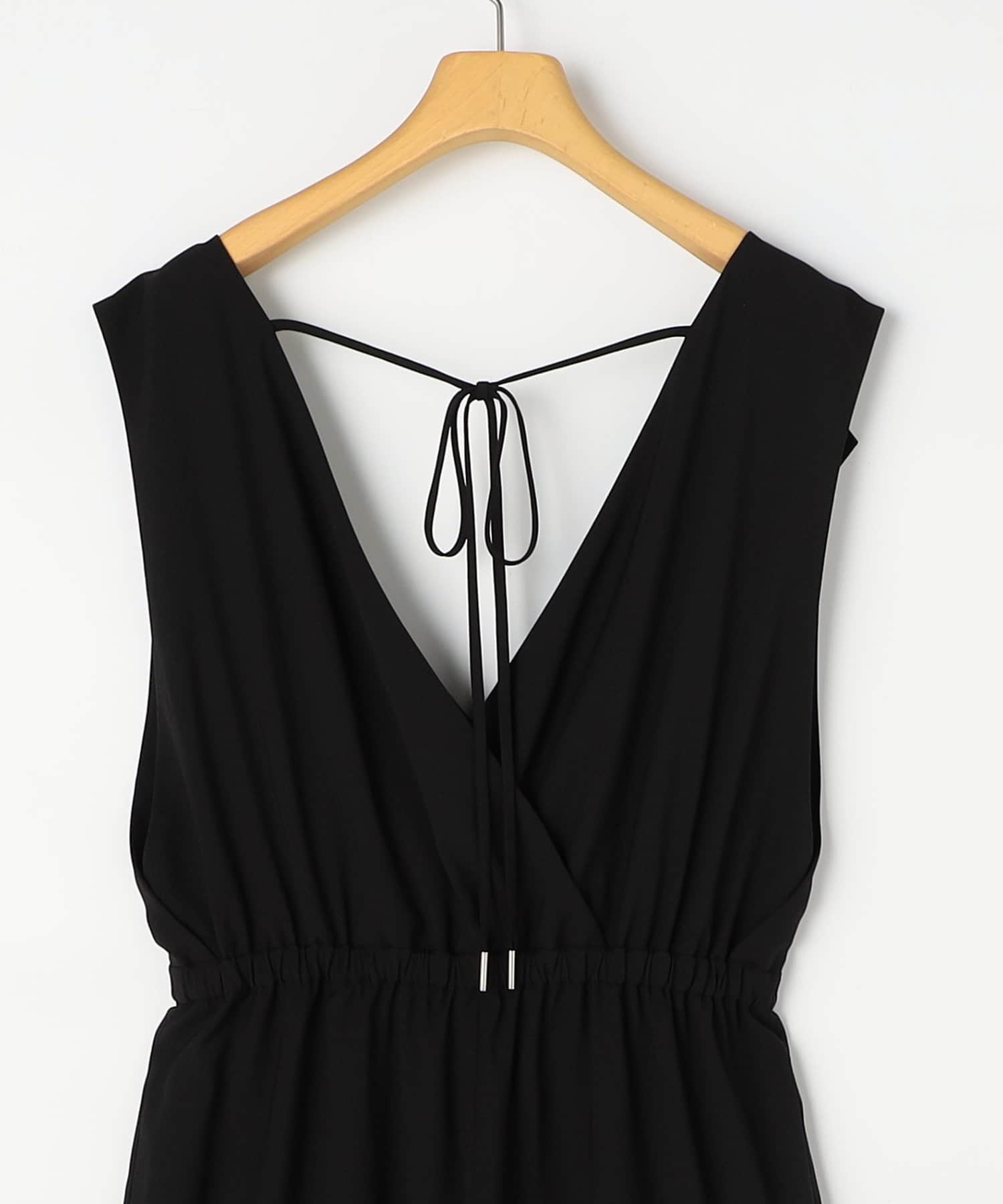 NOLLEY'S(ノーリーズ) ウォッシャブルバックサテンサロペット