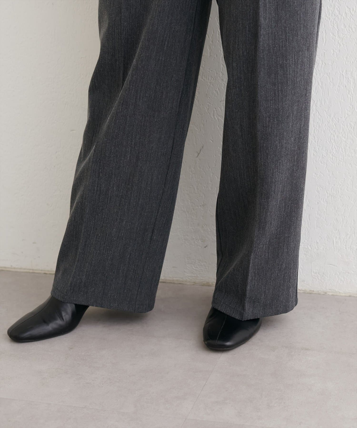 NICE CLAUP / OLIVE des OLIVE OUTLET(ナイスクラップ  / オリーブ デ オリーブ アウトレット) 【natural couture】タックスラックスパンツ