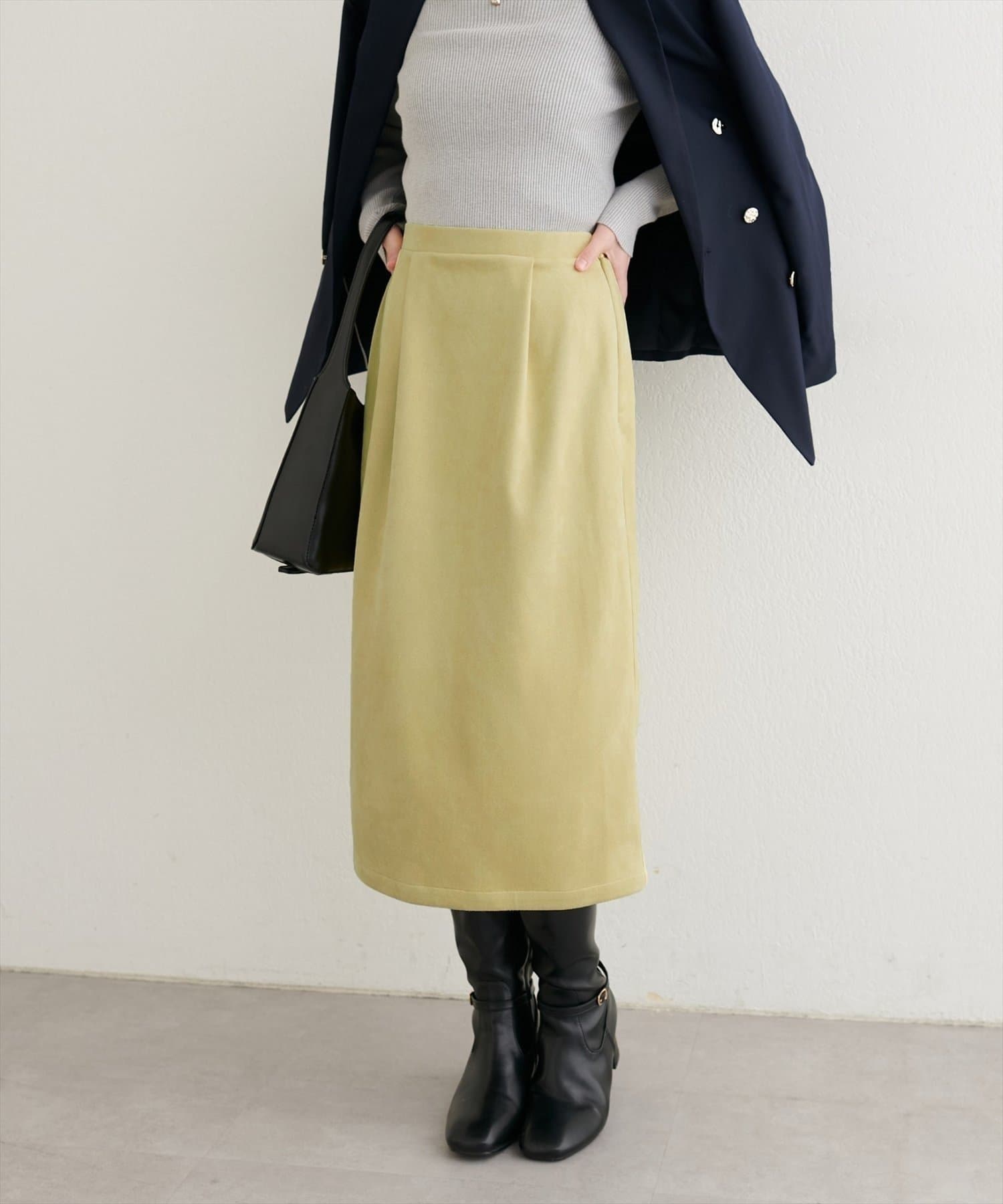 NICE CLAUP / OLIVE des OLIVE OUTLET(ナイスクラップ  / オリーブ デ オリーブ アウトレット) 【EVERY.VERY niceclaup】セミタイトミディ丈スカート