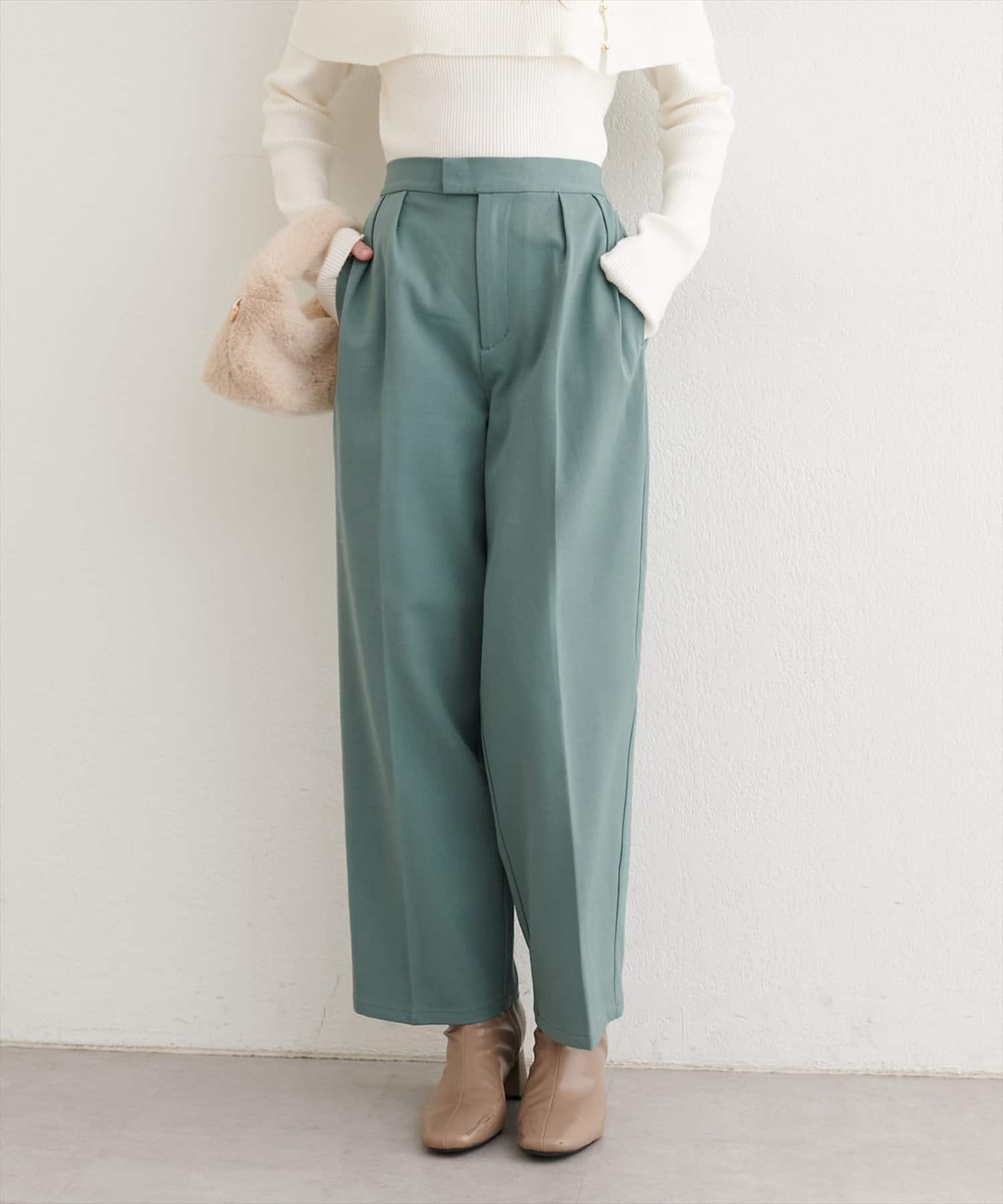 NICE CLAUP / OLIVE des OLIVE OUTLET(ナイスクラップ  / オリーブ デ オリーブ アウトレット) 【EVERY.VERY niceclaup】タックスラックスパンツ