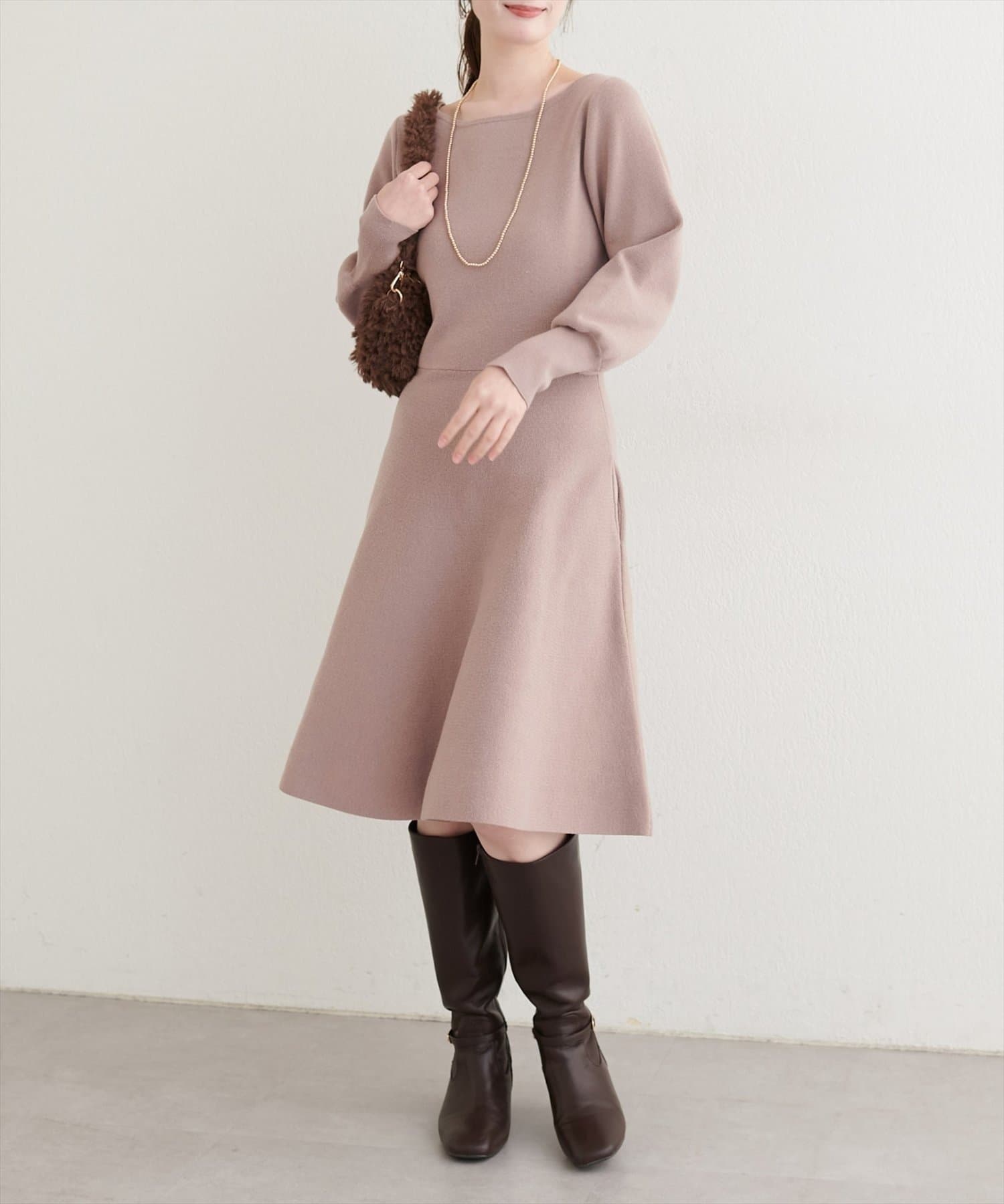 NICE CLAUP / OLIVE des OLIVE OUTLET(ナイスクラップ  / オリーブ デ オリーブ アウトレット) 【EVERY.VERY niceclaup】前後2WAYミニワンピース