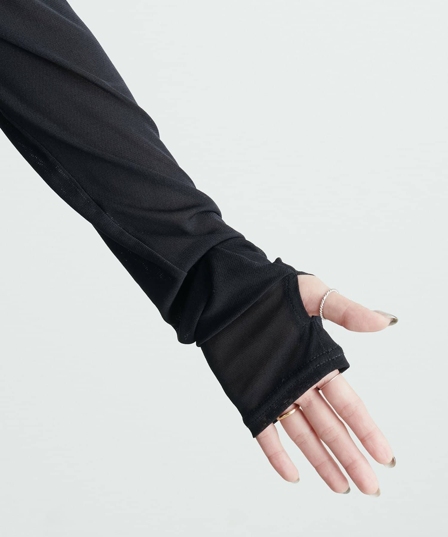 NICE CLAUP / OLIVE des OLIVE OUTLET(ナイスクラップ  / オリーブ デ オリーブ アウトレット) 【LARUTA】メッシュチュールタートルプルオーバー