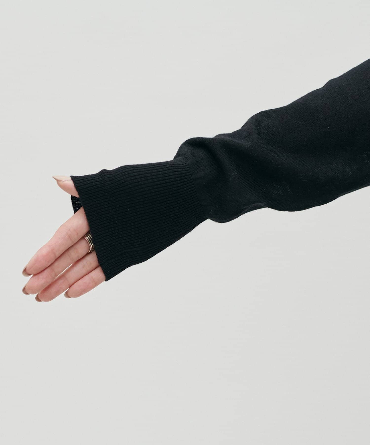 LARUTA(ラルータ) シアータートルウール混天竺ニットプルオーバー