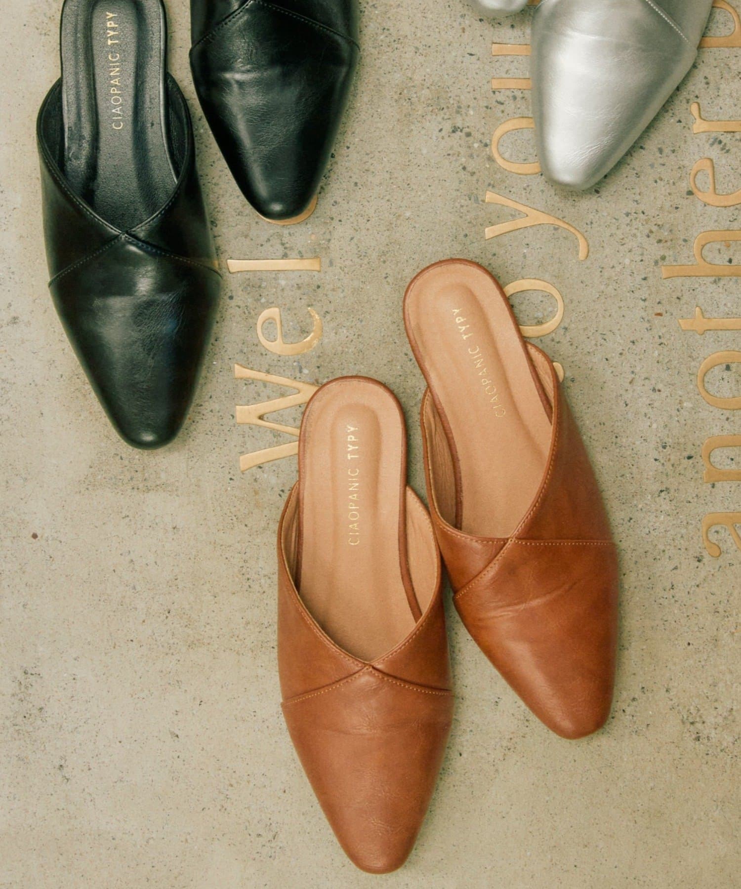 CIAOPANIC TYPY(チャオパニックティピー) 【オケージョン対応可能】クロスデザインミュール