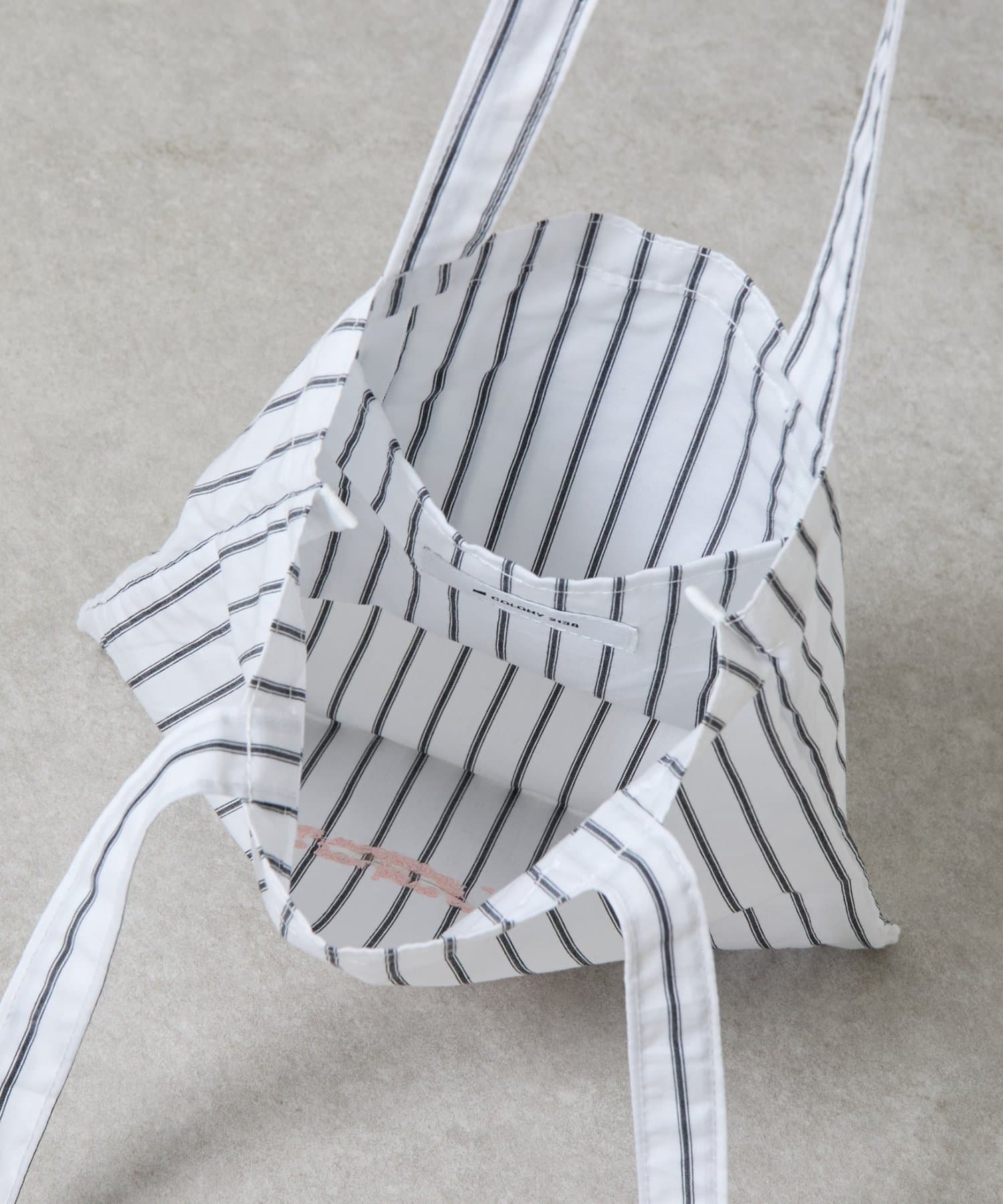 COLONY 2139(コロニー トゥーワンスリーナイン) パジャマストライプミニトートバッグ