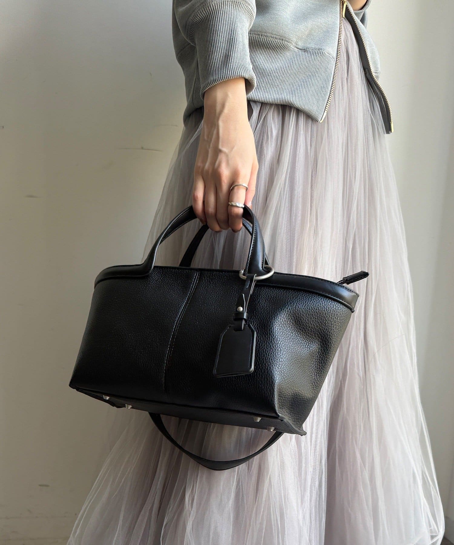 DOUDOU(ドゥドゥ) ハンドルポイントトートバッグ