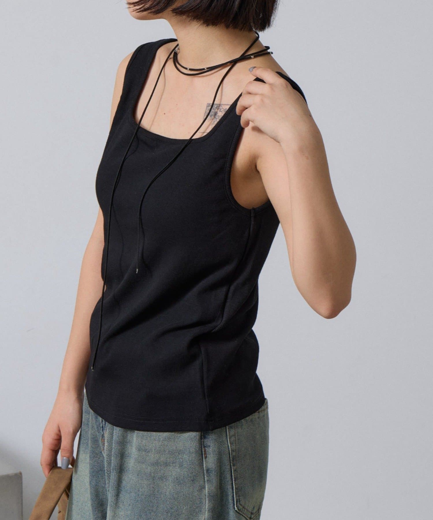 -goocy-(グーシー) テレコカップ付きスクエアタンク