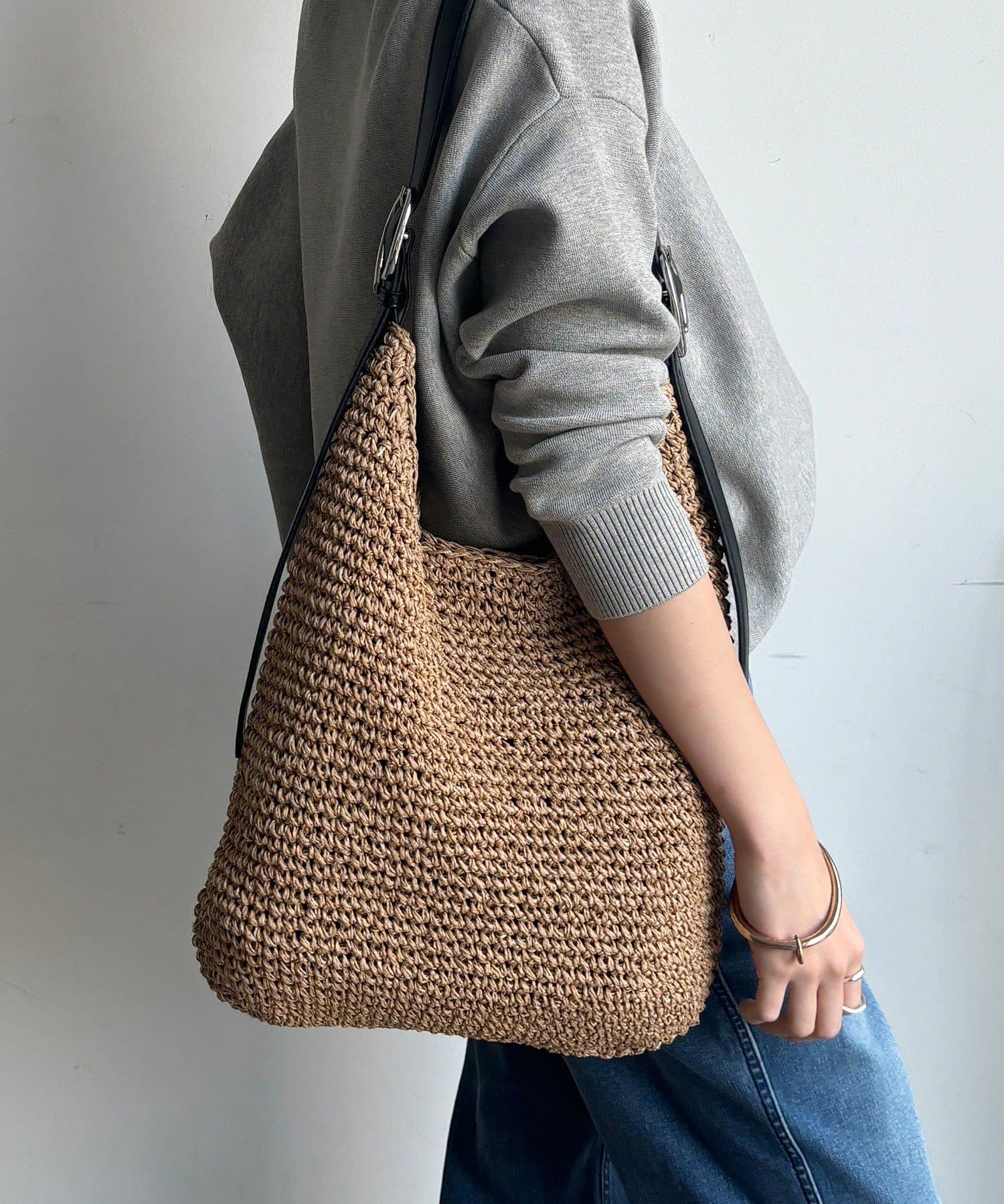 DOUDOU(ドゥドゥ) フリーハンドルクロッシュトート