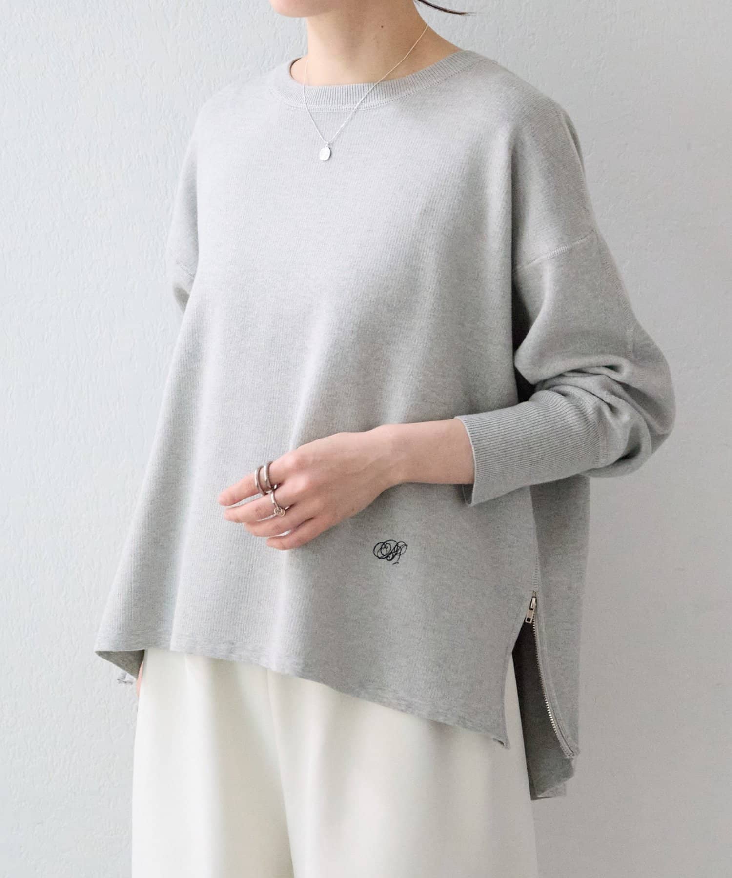 BEARDSLEY(ビアズリー) 《1/1(木)12:00予約開始》BAイニシャルサイドZIPニット