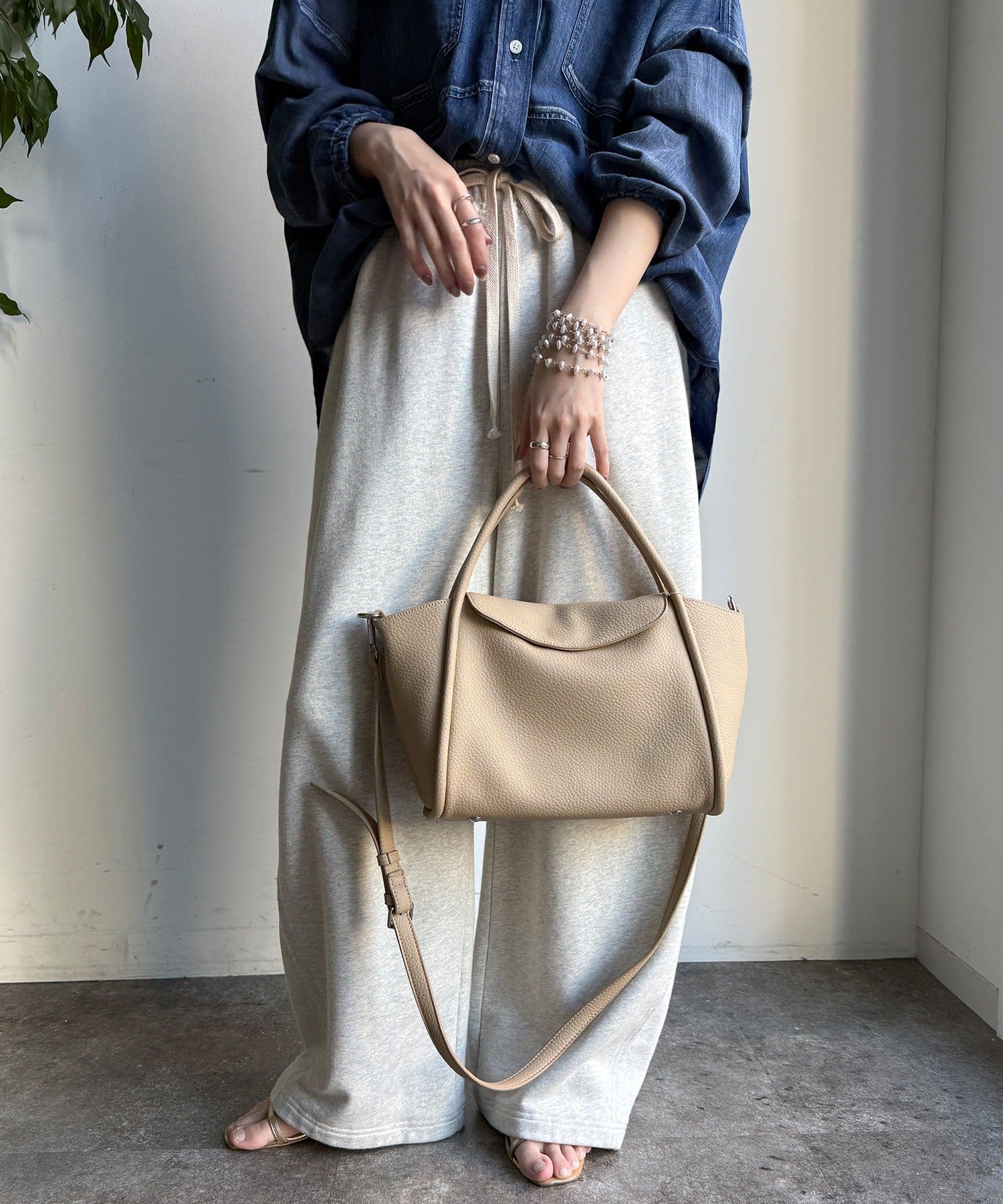 DOUDOU(ドゥドゥ) 【WEB限定】ハンドルフラップトート