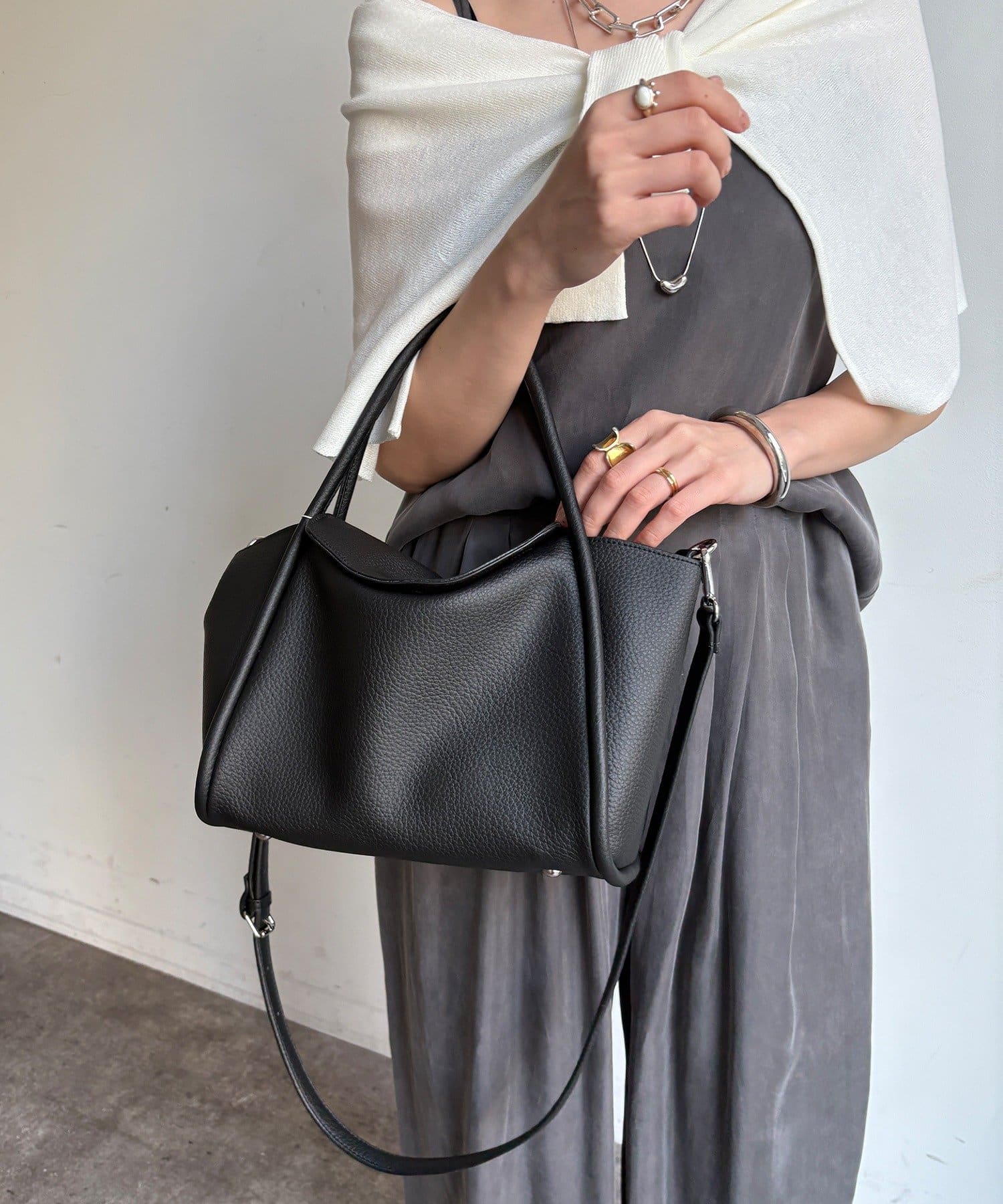 DOUDOU(ドゥドゥ) 【WEB限定】ハンドルフラップトート