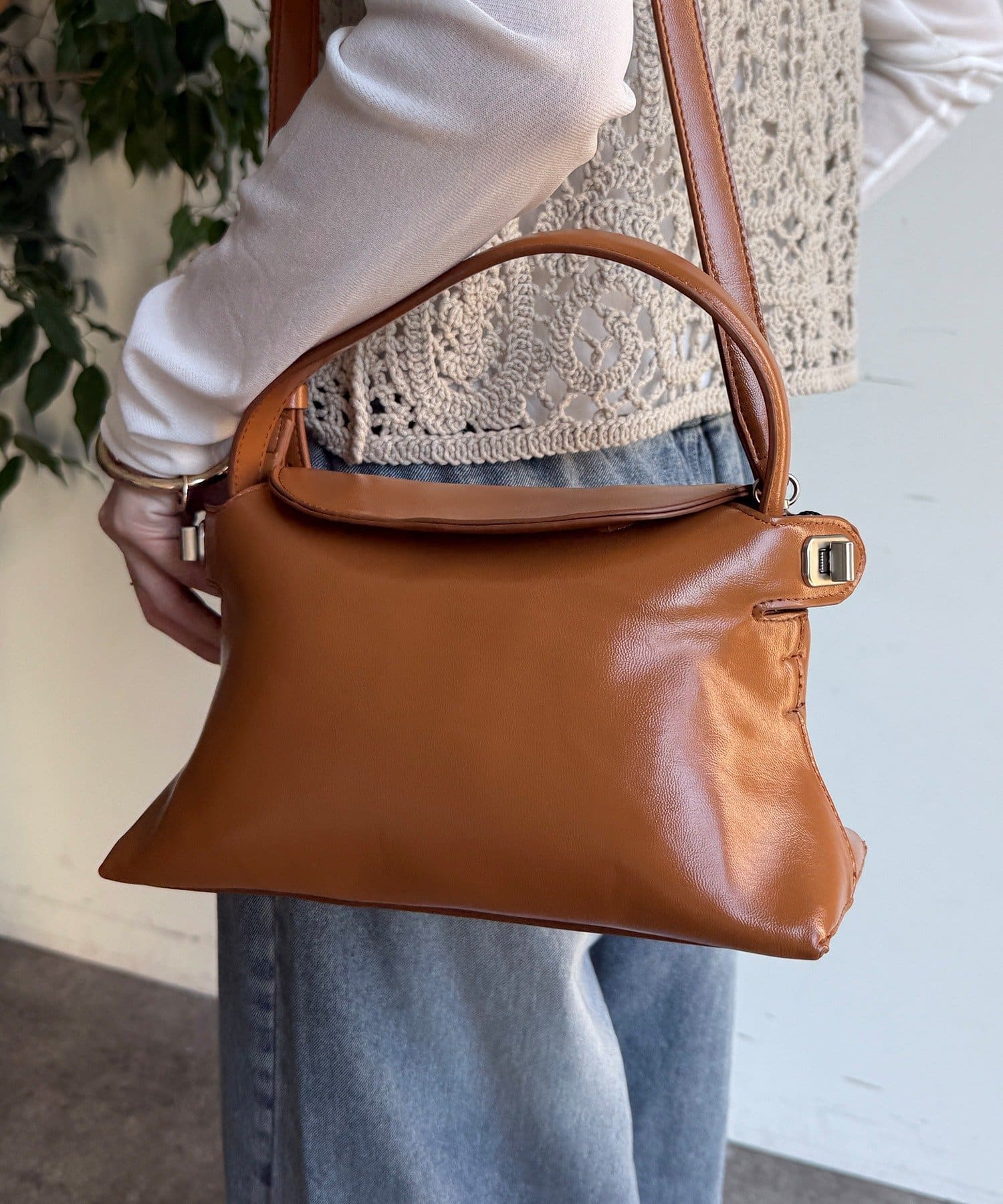 DOUDOU(ドゥドゥ) 【WEB限定】フラップキューブバッグ