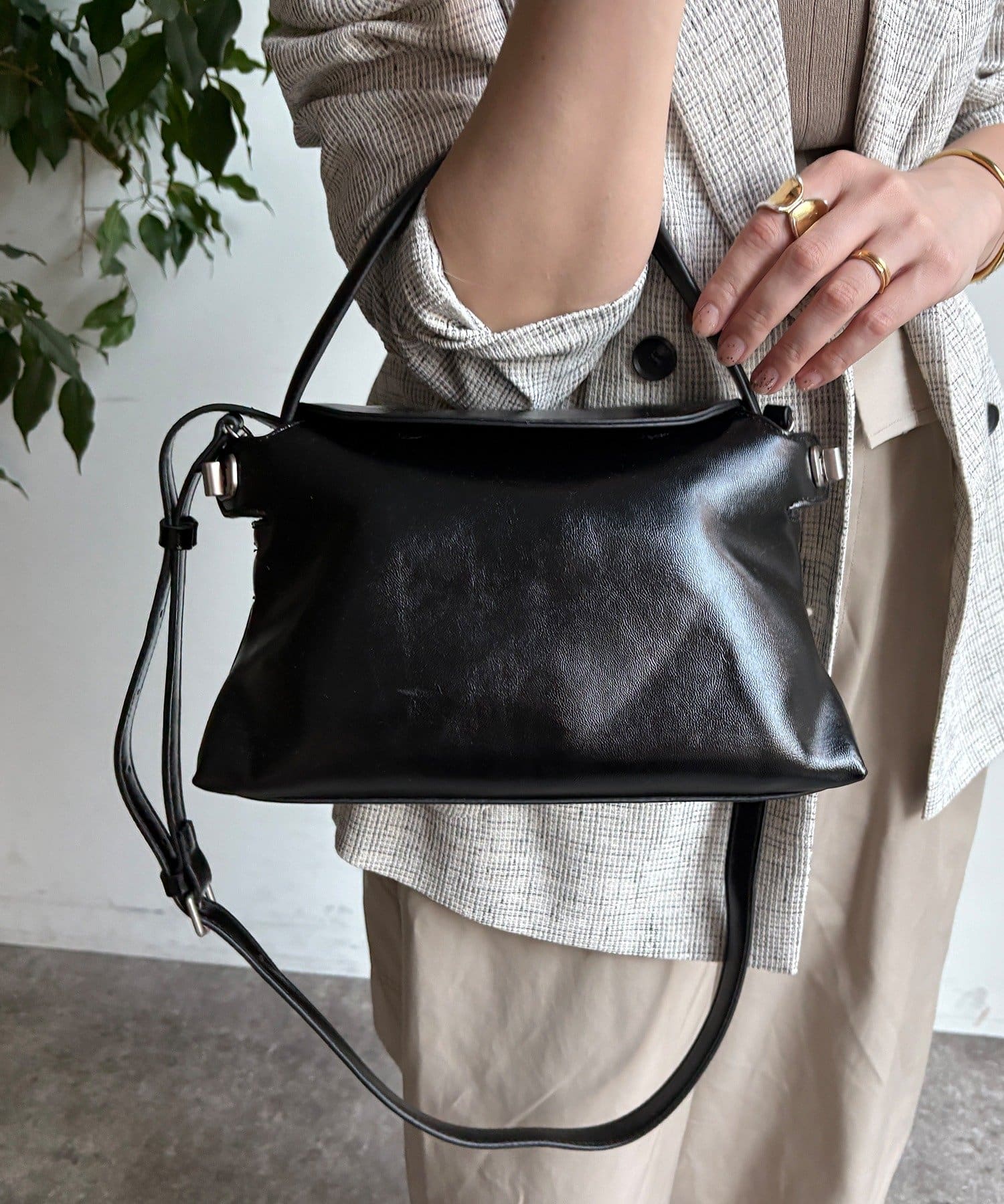 DOUDOU(ドゥドゥ) 【WEB限定】フラップキューブバッグ