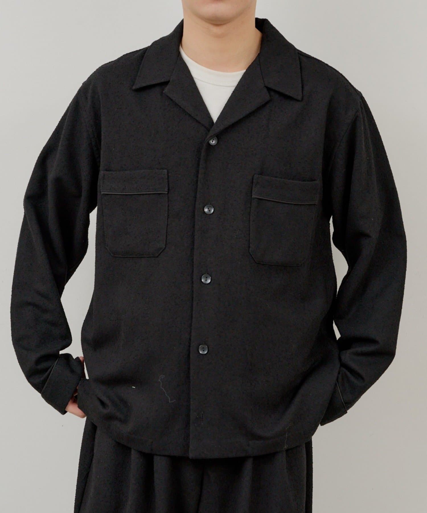 Kastane(カスタネ) 【WHIMSIC/SETUP対応/2サイズ展開】パイピングパジャマシャツ