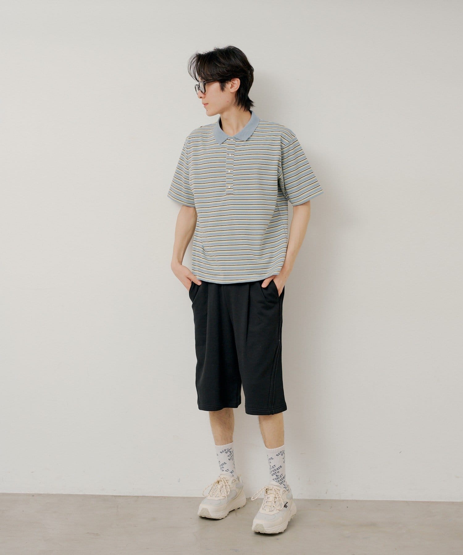 Kastane(カスタネ) 【WHIMSIC/2サイズ展開】ツイストシームスウェットショーツ