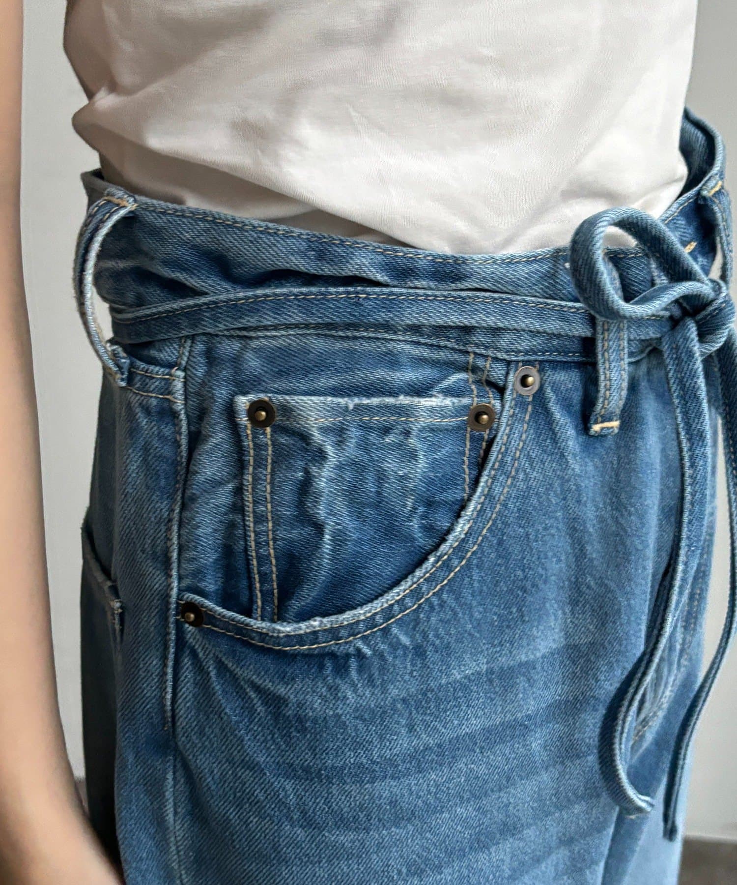 DOUDOU(ドゥドゥ) ベルトルーズデニム