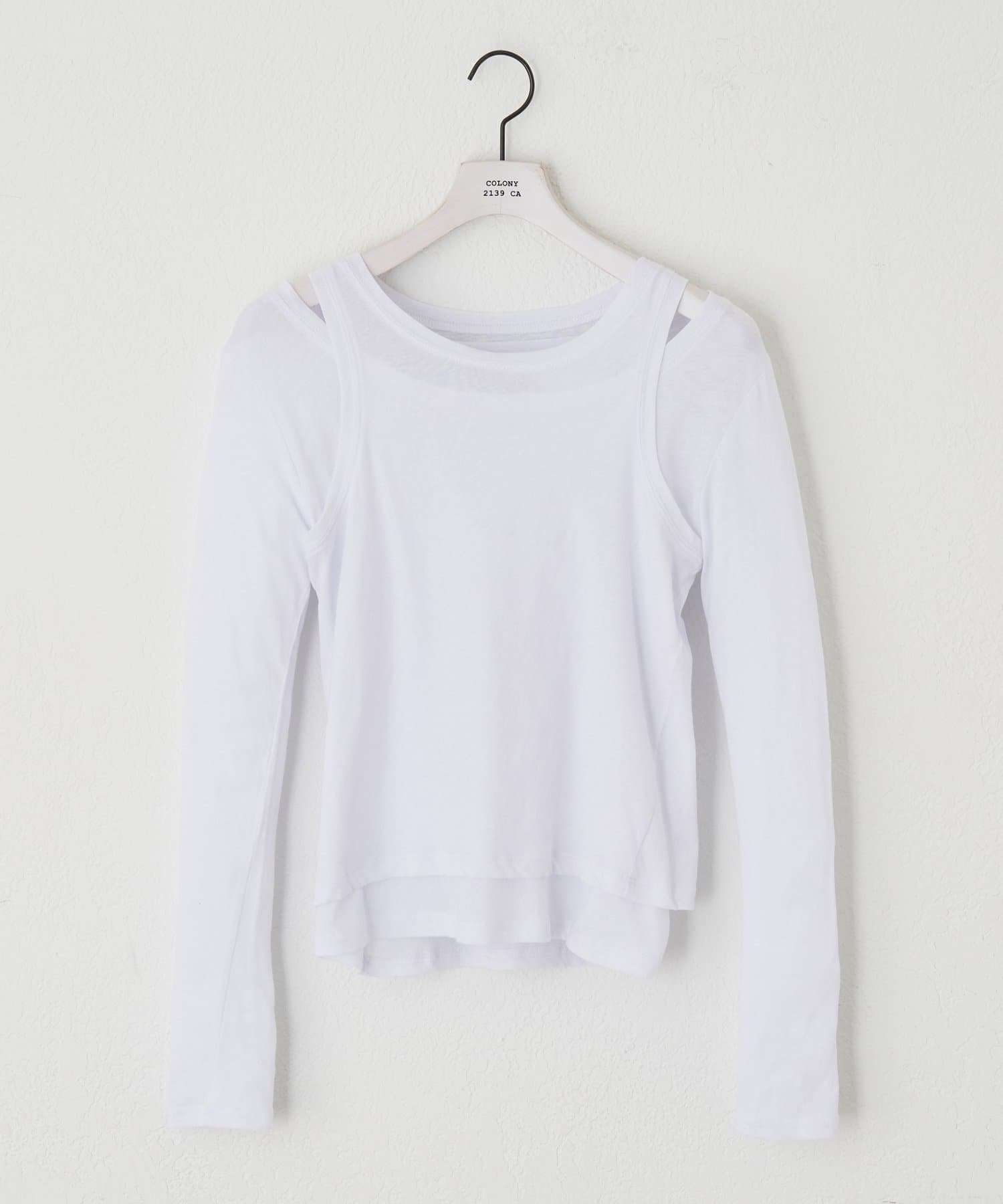 COLONY 2139(コロニー トゥーワンスリーナイン) 【paradigm】シアーコットン2ピースレイヤードセットL/S