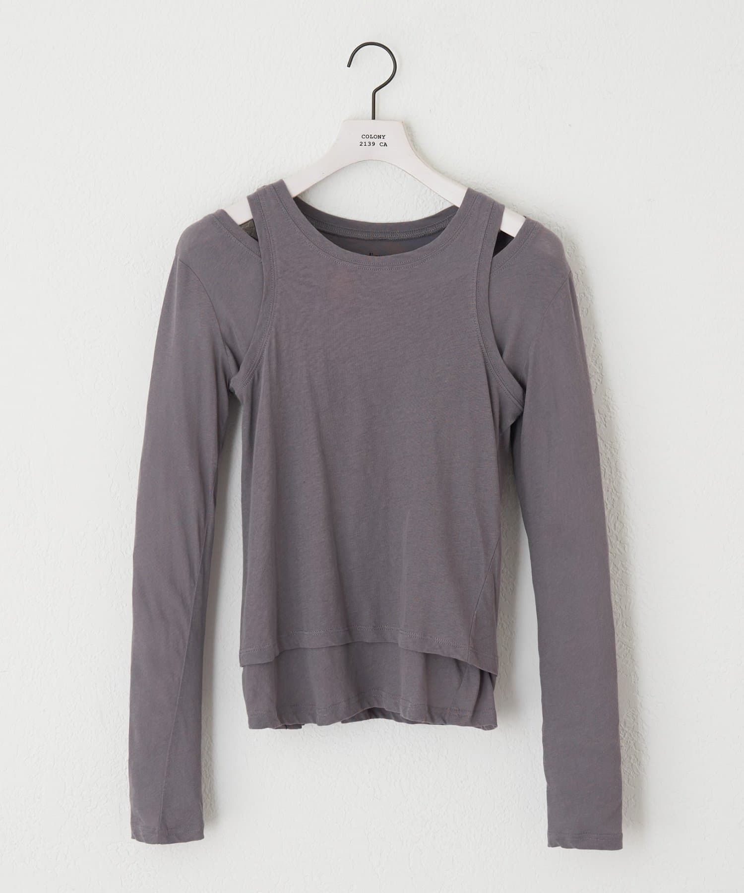 COLONY 2139(コロニー トゥーワンスリーナイン) 【paradigm】シアーコットン2ピースレイヤードセットL/S