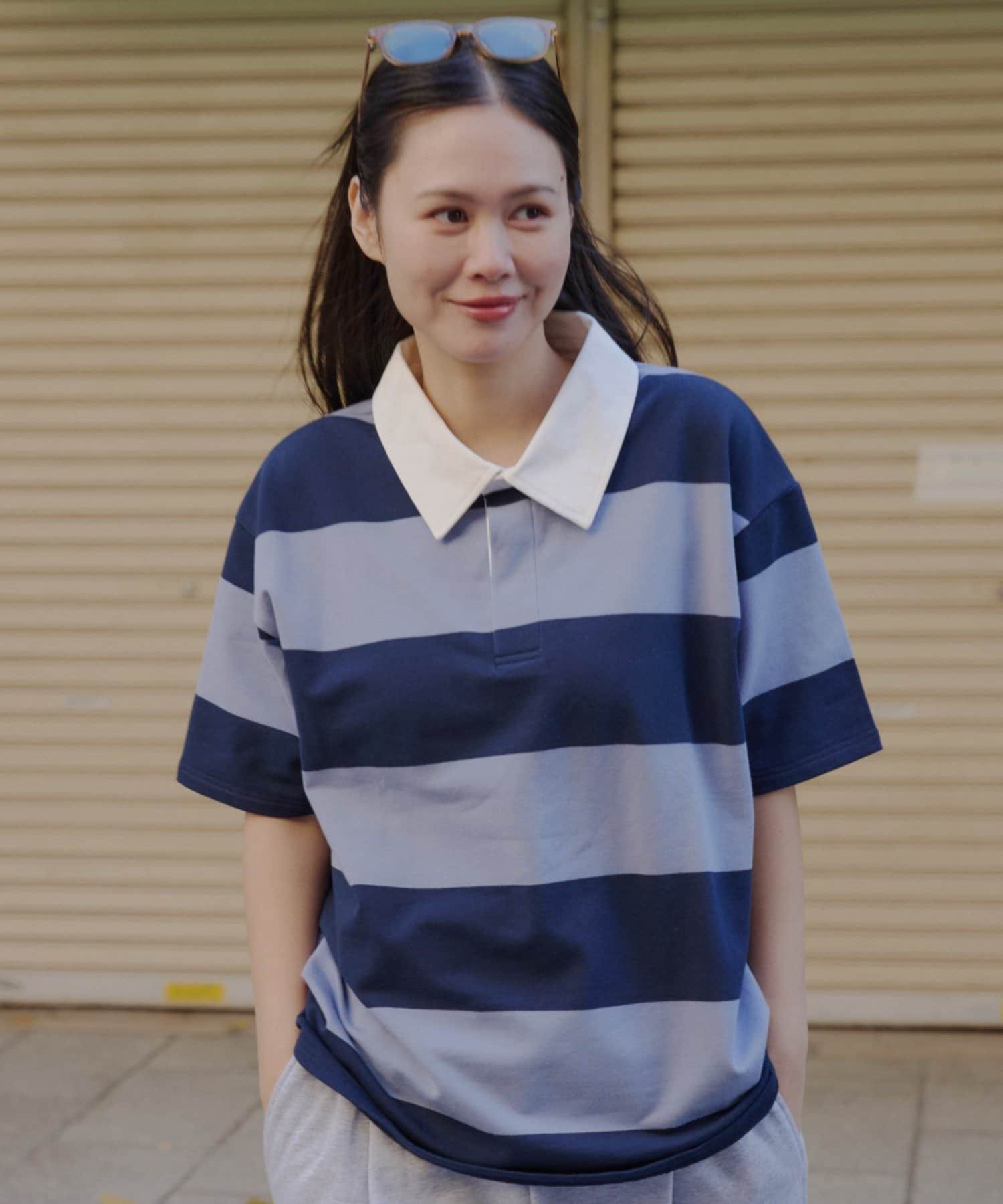 Kastane(カスタネ) 【WHIMSIC】ラグビーシャツ