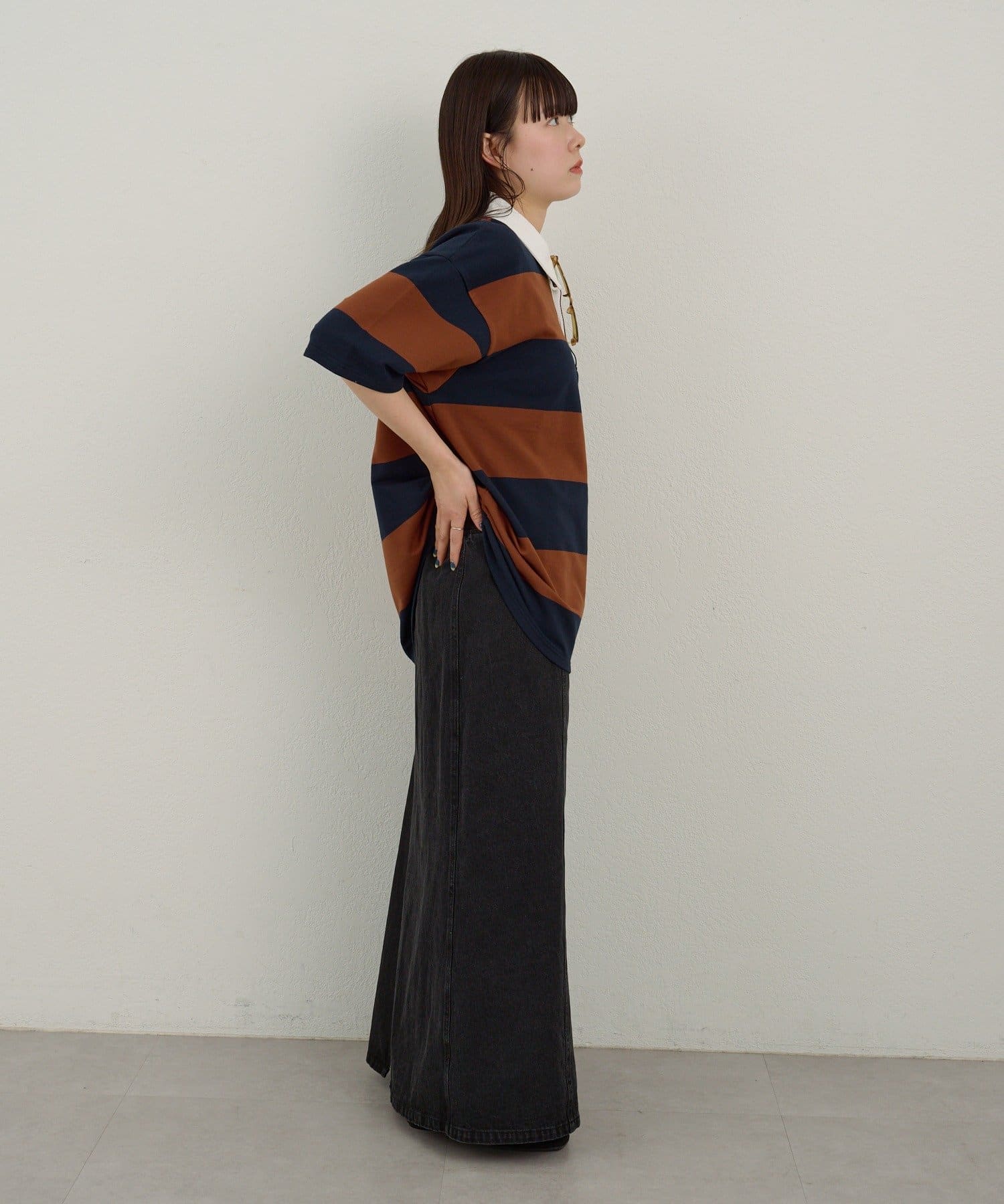 Kastane(カスタネ) 【WHIMSIC】ラグビーシャツ