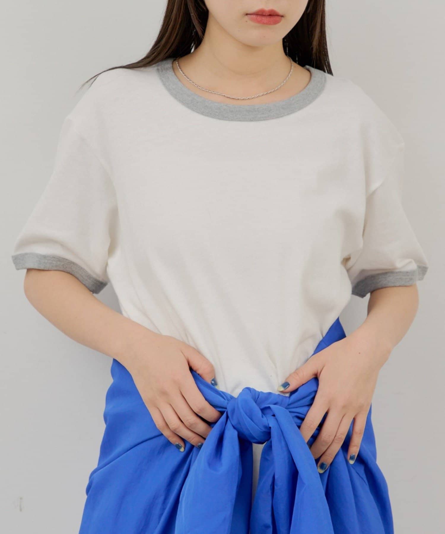 Kastane(カスタネ) 【WHIMSIC/2サイズ展開】リンガーTシャツ