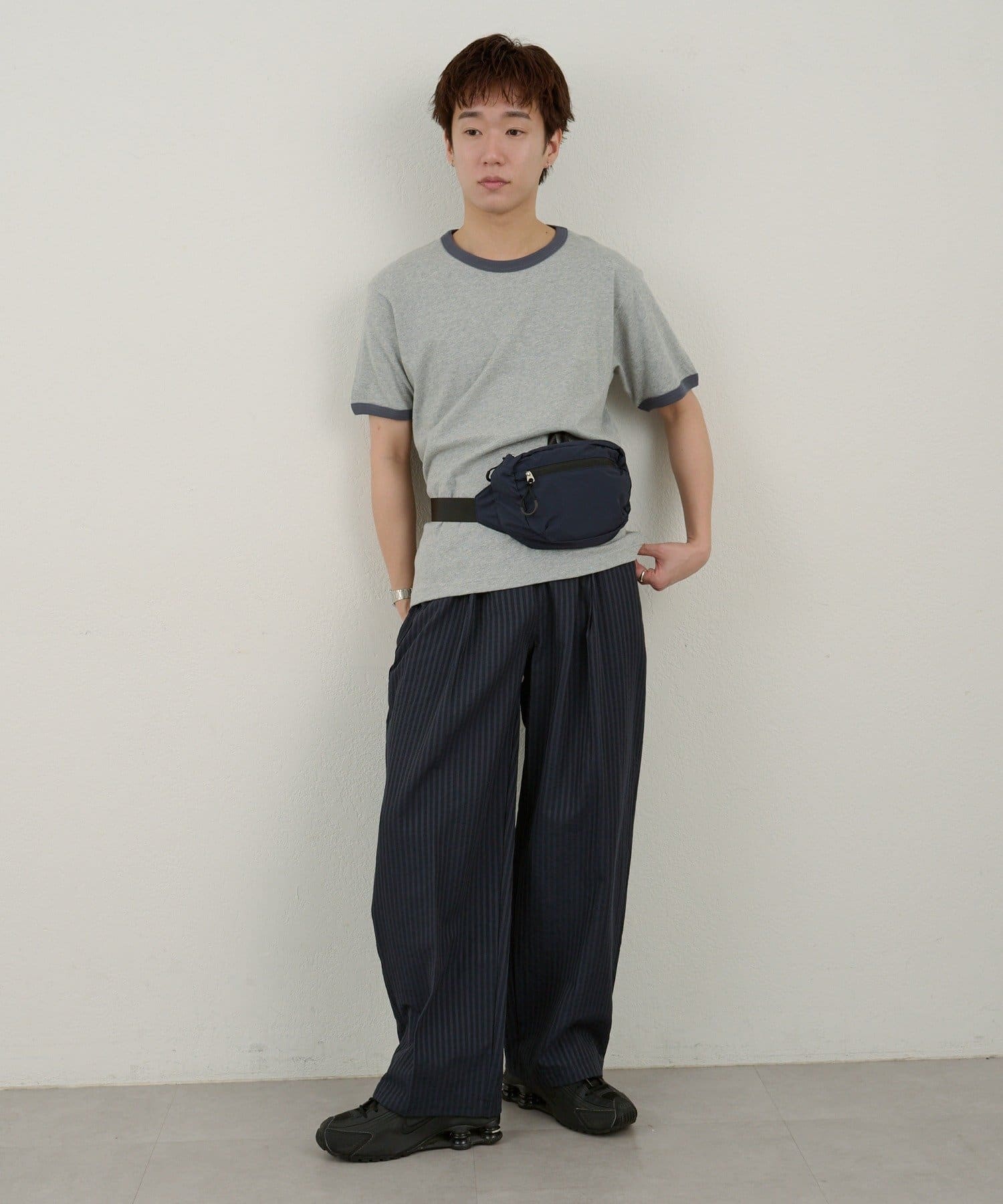 Kastane(カスタネ) 【WHIMSIC/2サイズ展開】リンガーTシャツ