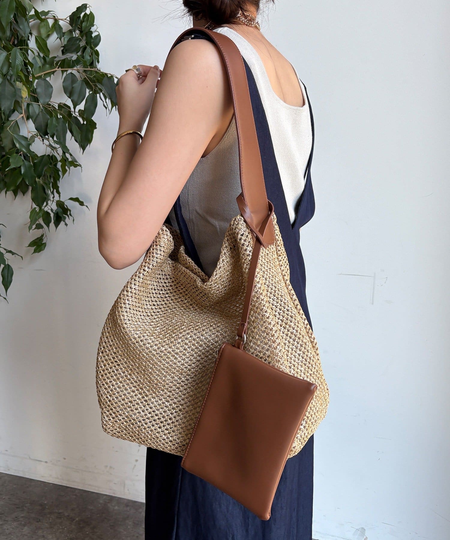 DOUDOU(ドゥドゥ) 【WEB限定】アンダリア風ホーボーバッグ