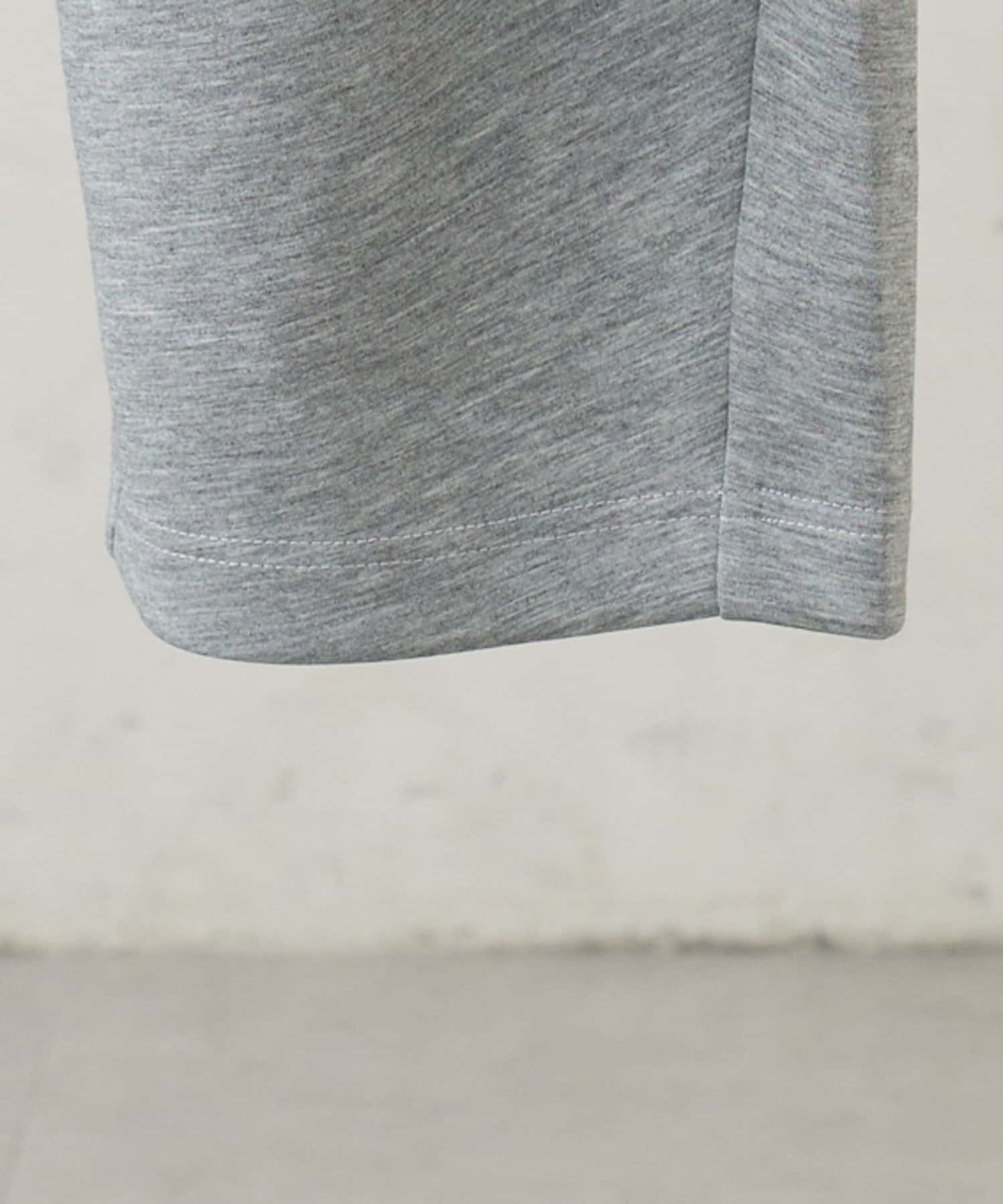 DISCOAT(ディスコート) 【シワになりにくい】リヨセルブレンドスウェットライクイージーパンツ