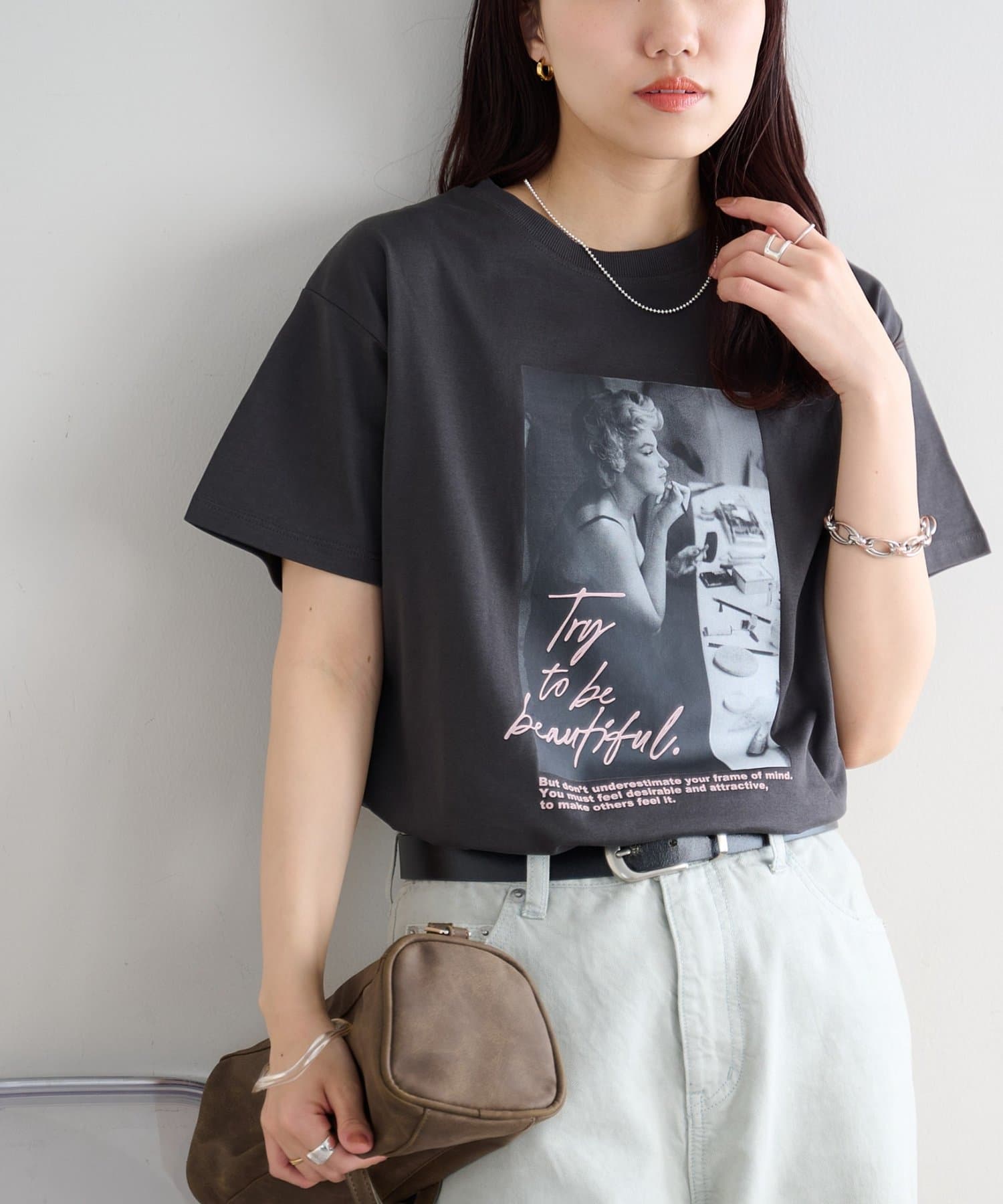 DISCOAT(ディスコート) 【DISCOAT別注|マリリン・モンロー】Tシャツ