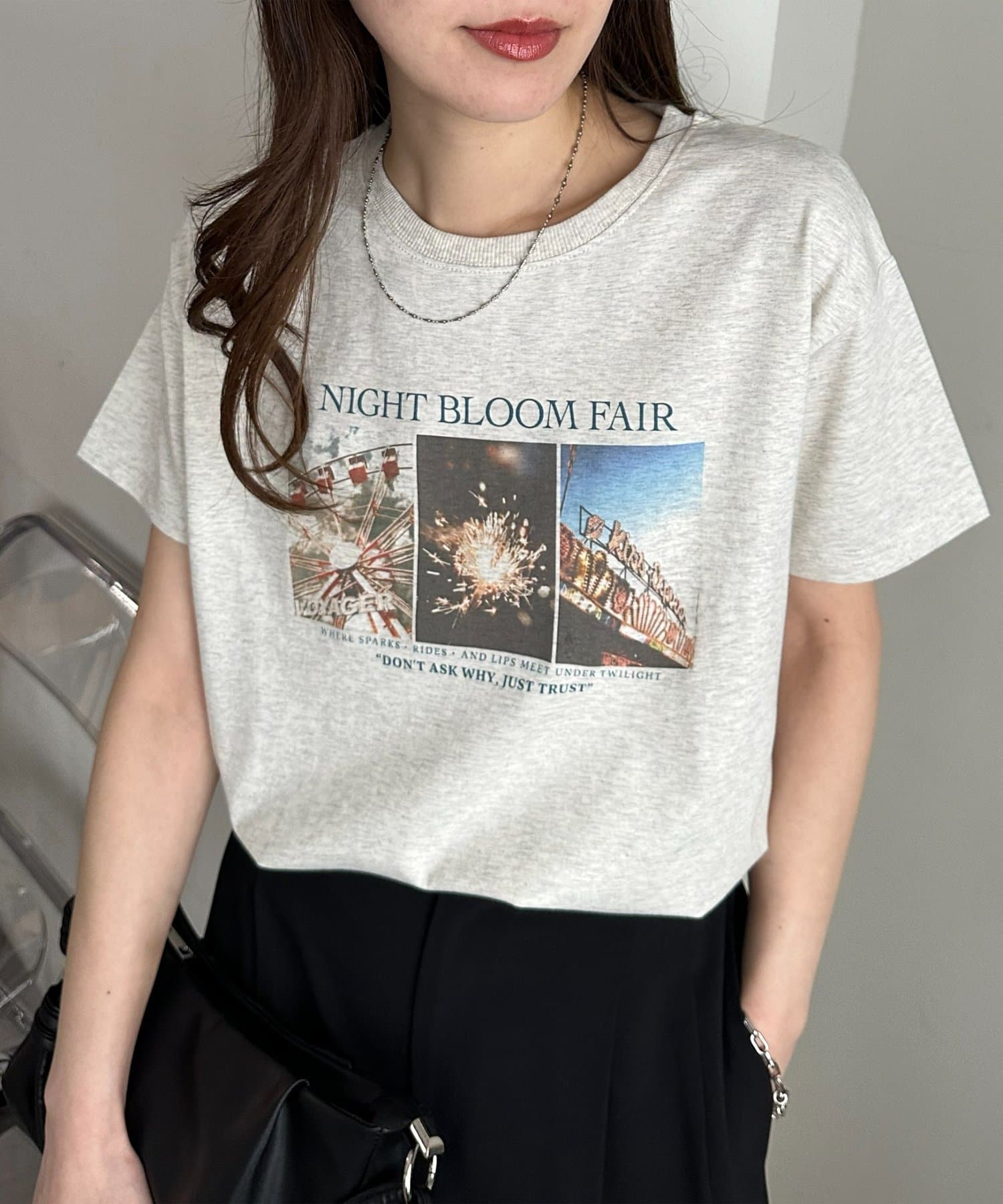 DISCOAT(ディスコート) 【SS先行予約】3フォトプリントTシャツ