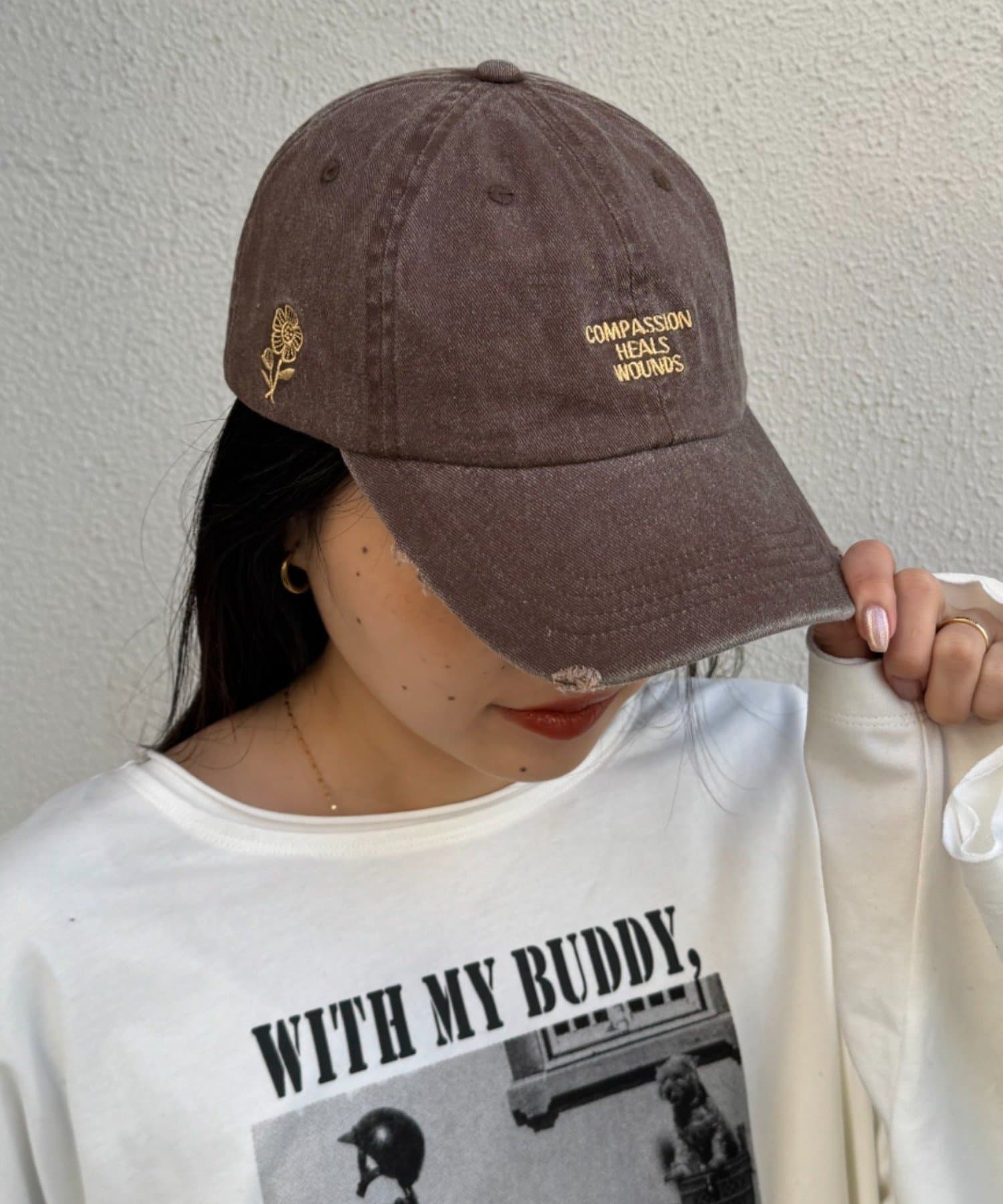 CIAOPANIC TYPY(チャオパニックティピー) ピグメント刺繍キャップ