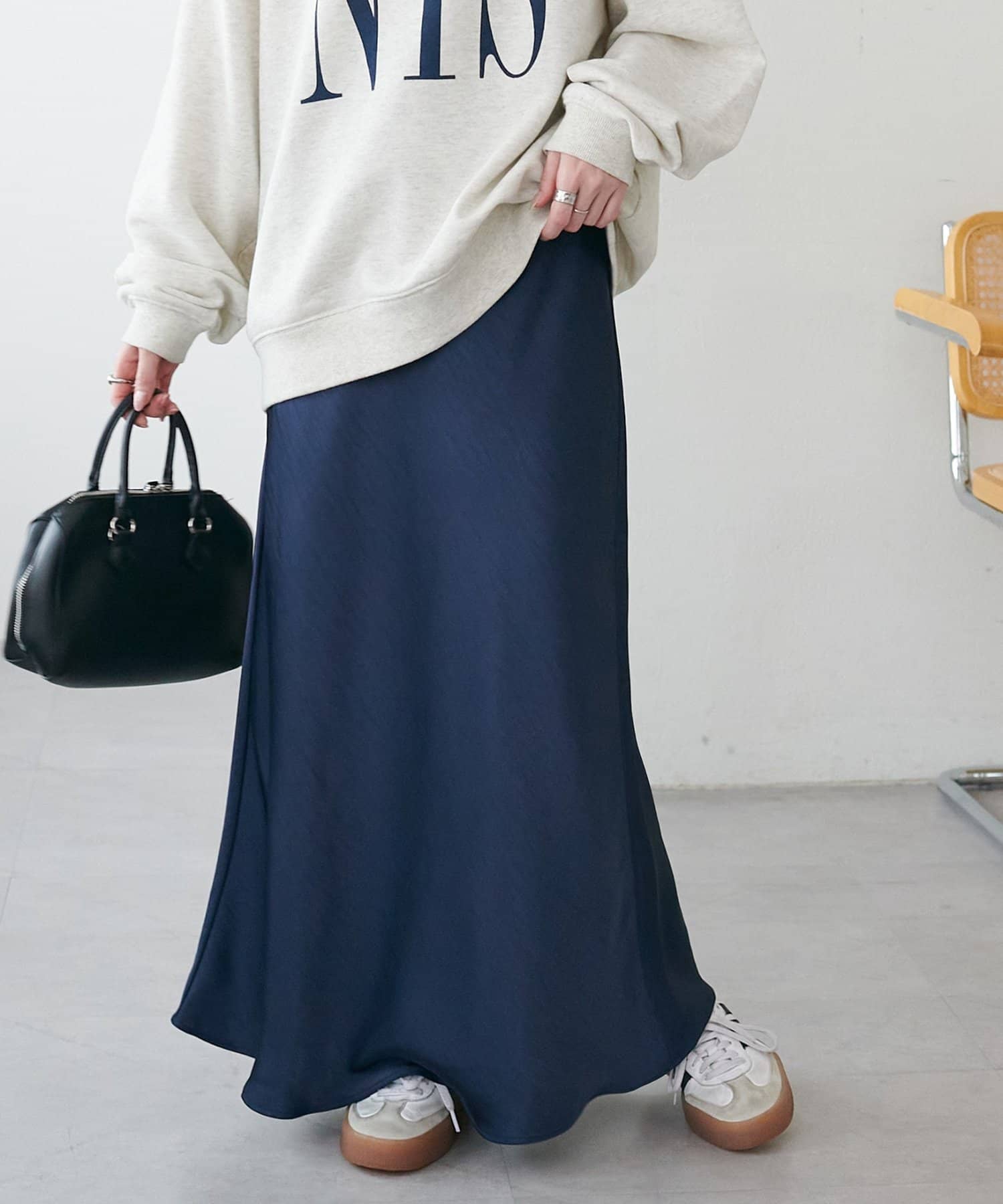 DISCOAT(ディスコート) 【SS先行予約】サテンマーメイドスカート