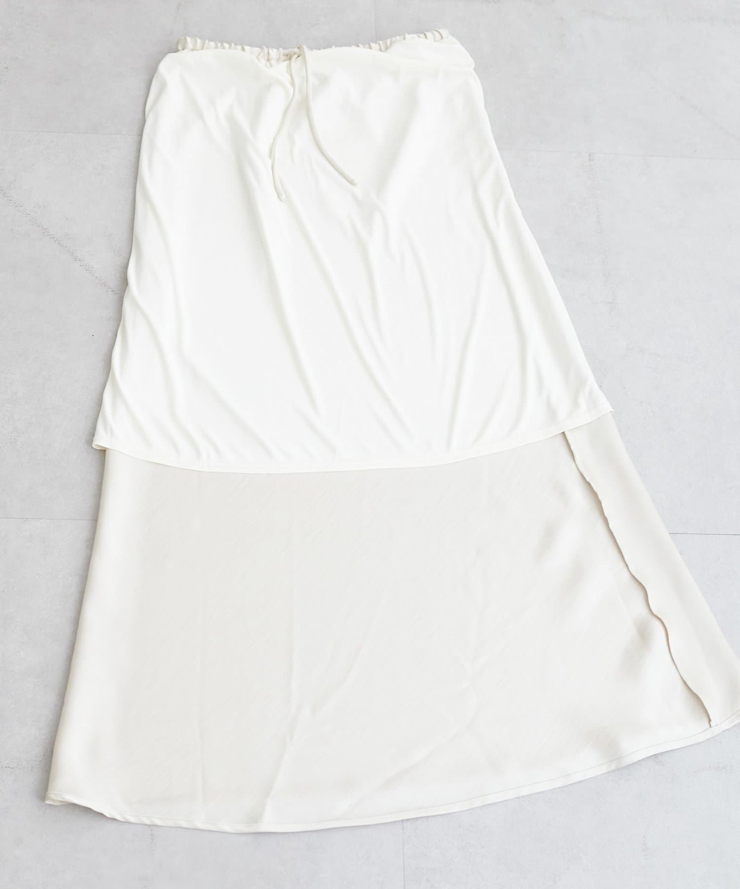 DISCOAT(ディスコート) 【SS先行予約】サテンマーメイドスカート