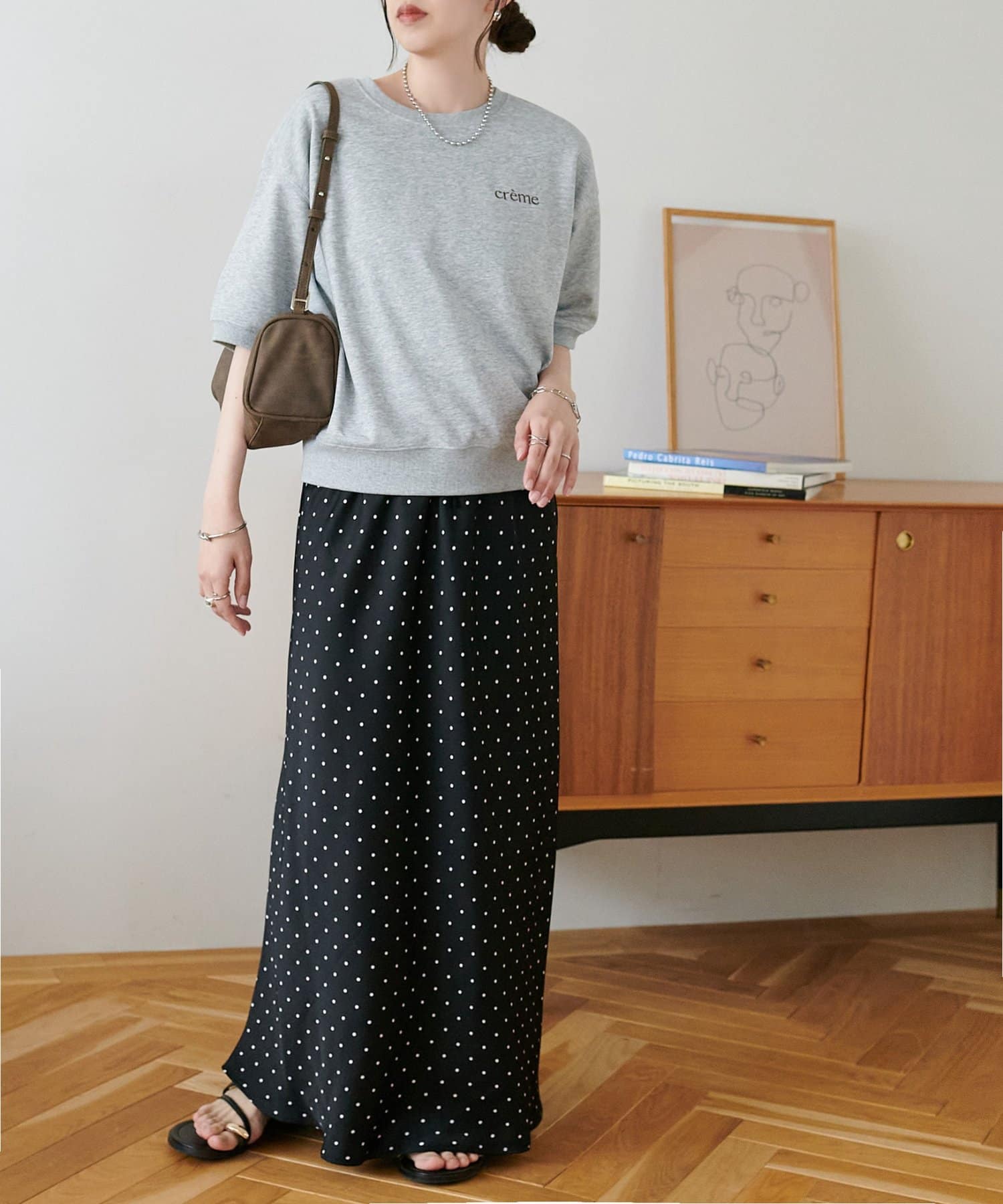 DISCOAT(ディスコート) 【全テイスト◎】サテンマーメイドスカート